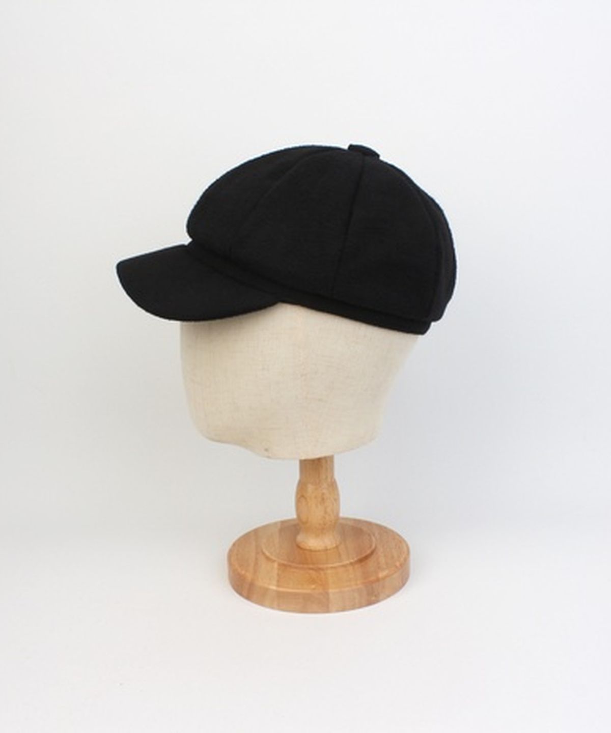 유니버셜 케미스트리(UNIVERSAL CHEMISTRY) Hard Wool Black Newsboy Cap 뉴스보이캡
