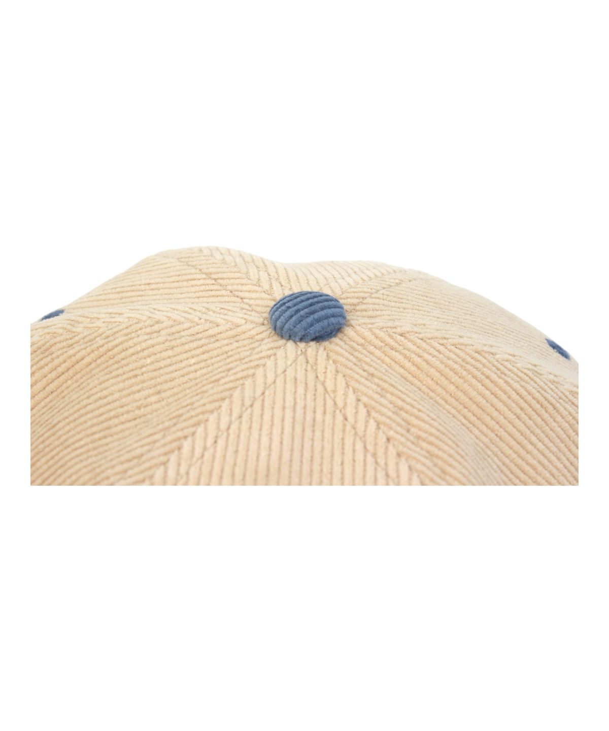 유니버셜 케미스트리(UNIVERSAL CHEMISTRY) Corduroy Logo Beige Strapback Cap