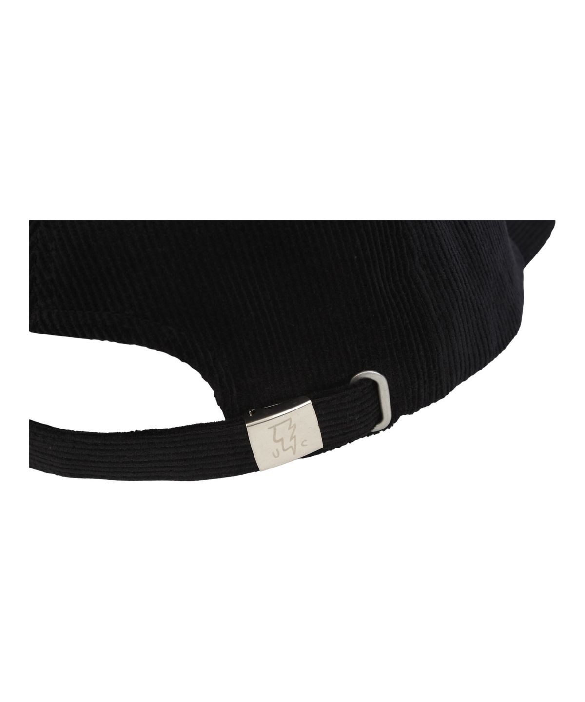 유니버셜 케미스트리(UNIVERSAL CHEMISTRY) Corduroy Logo Black Strapback Cap
