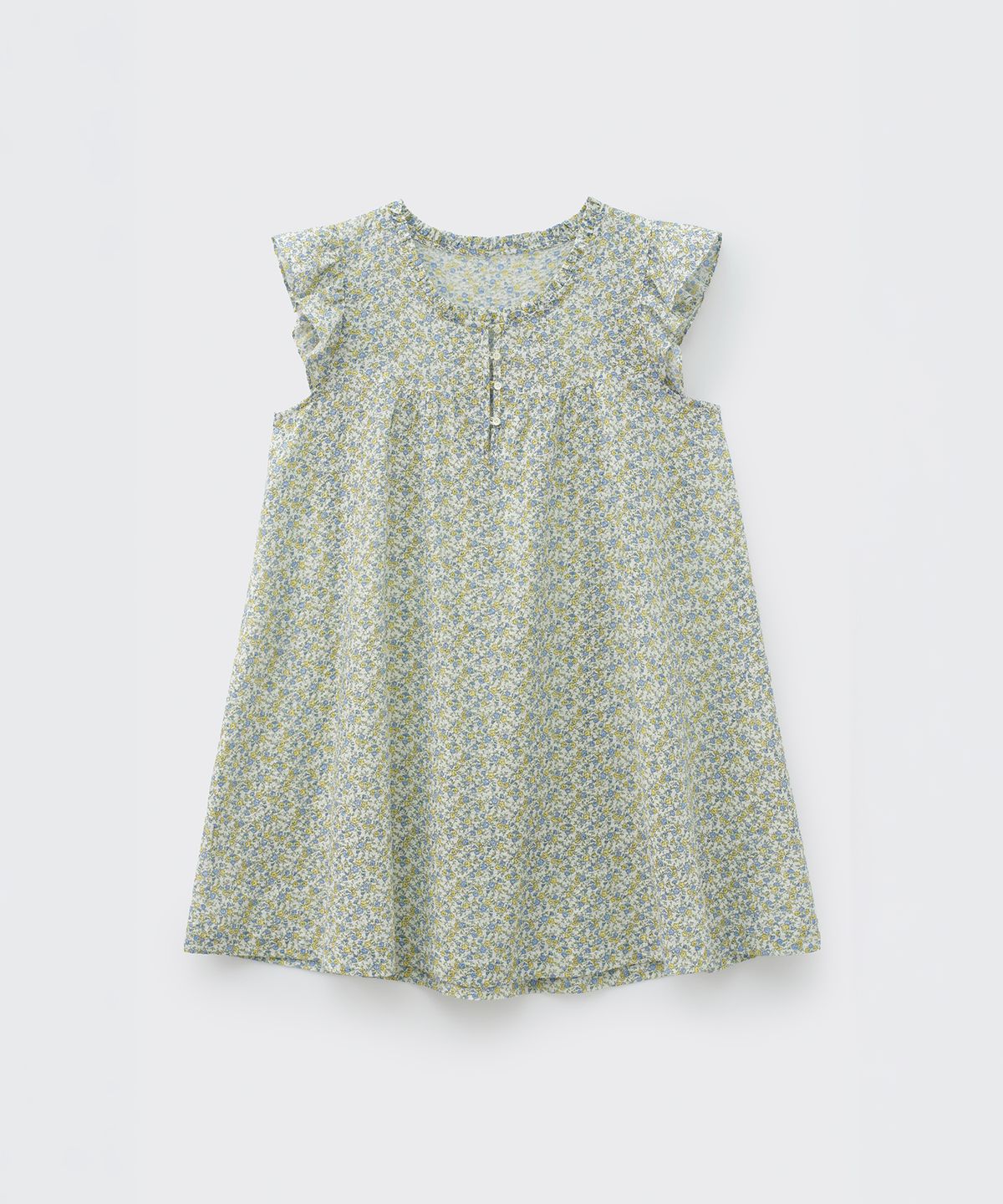 코스모스(COSMOSS) FLORAL FRILL MINI DRESS (FLORAL)