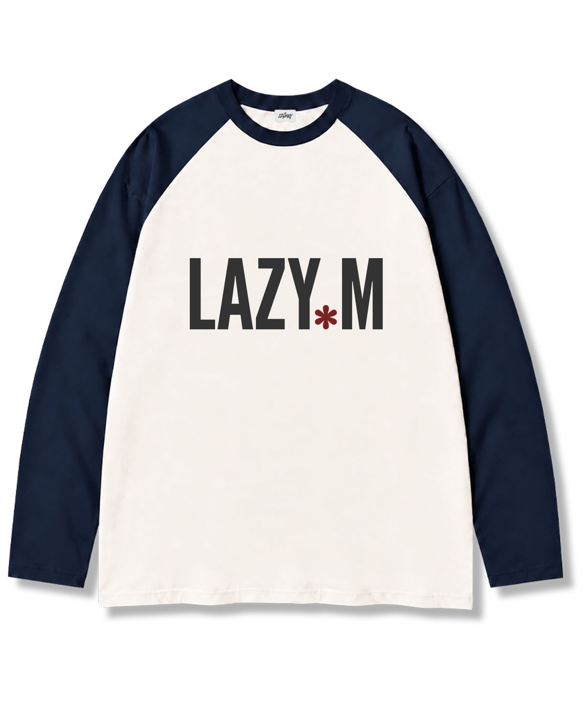 레이지메리(LAZYMERRY) LAZY.M 나그랑 배색 긴팔 티셔츠 3컬러