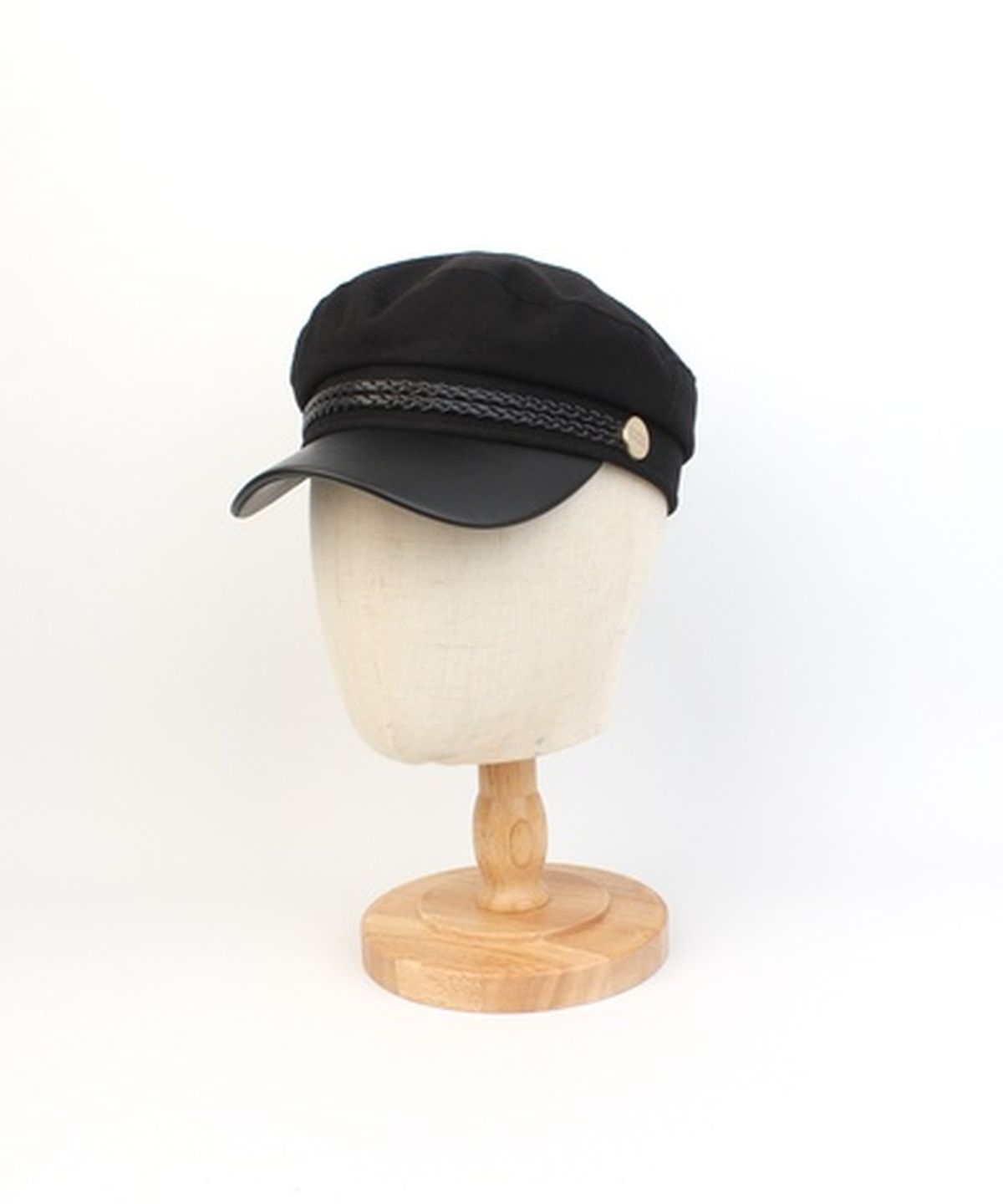 유니버셜 케미스트리(UNIVERSAL CHEMISTRY) Wool Punk Rope Black Marine Cap 마린캡