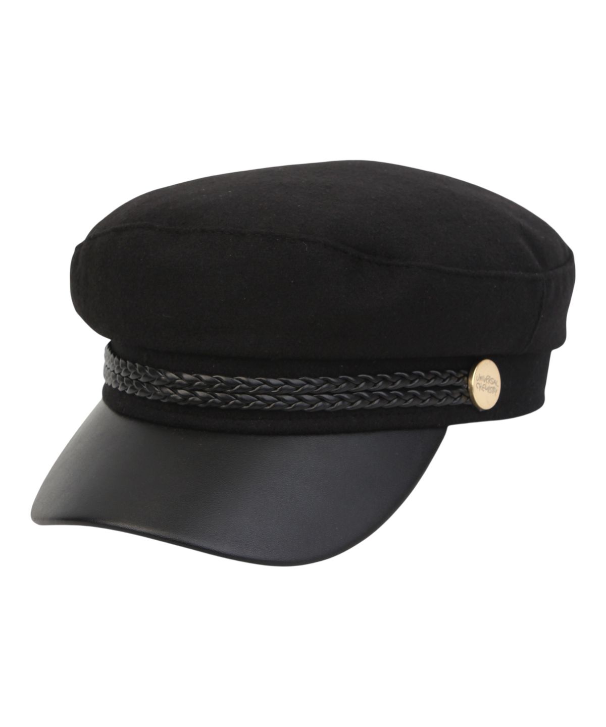 유니버셜 케미스트리(UNIVERSAL CHEMISTRY) Wool Punk Rope Black Marine Cap 마린캡