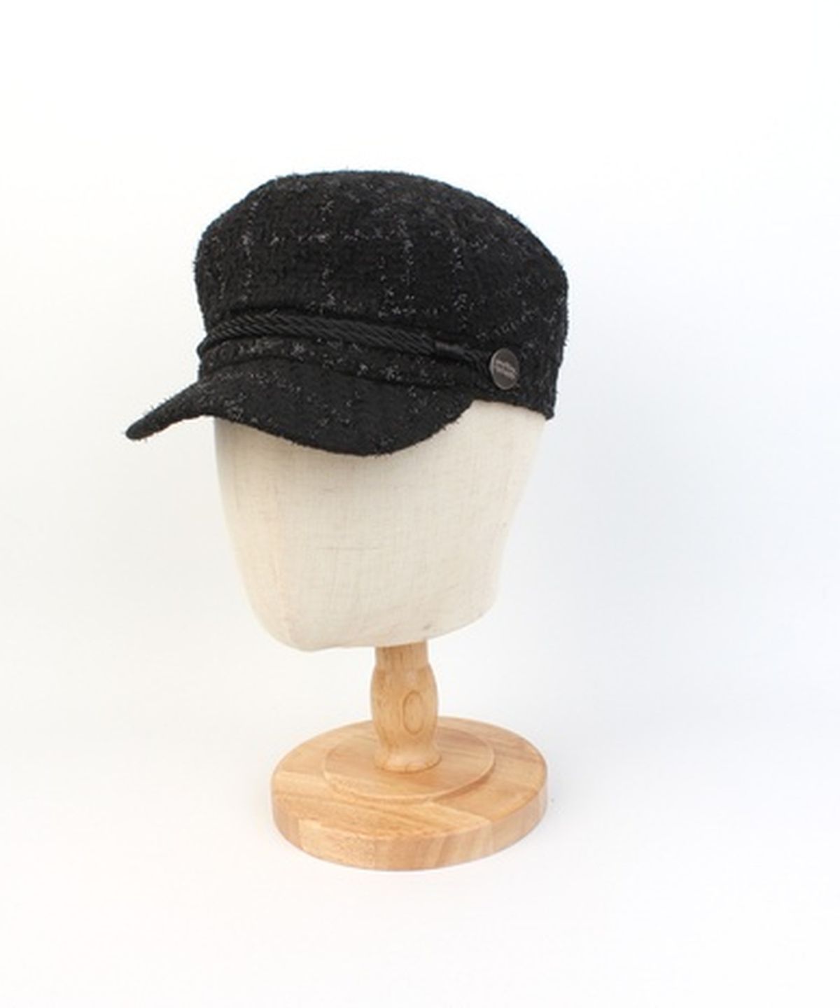 유니버셜 케미스트리(UNIVERSAL CHEMISTRY) Shiny Logo Rope Black Marine Cap 마린캡