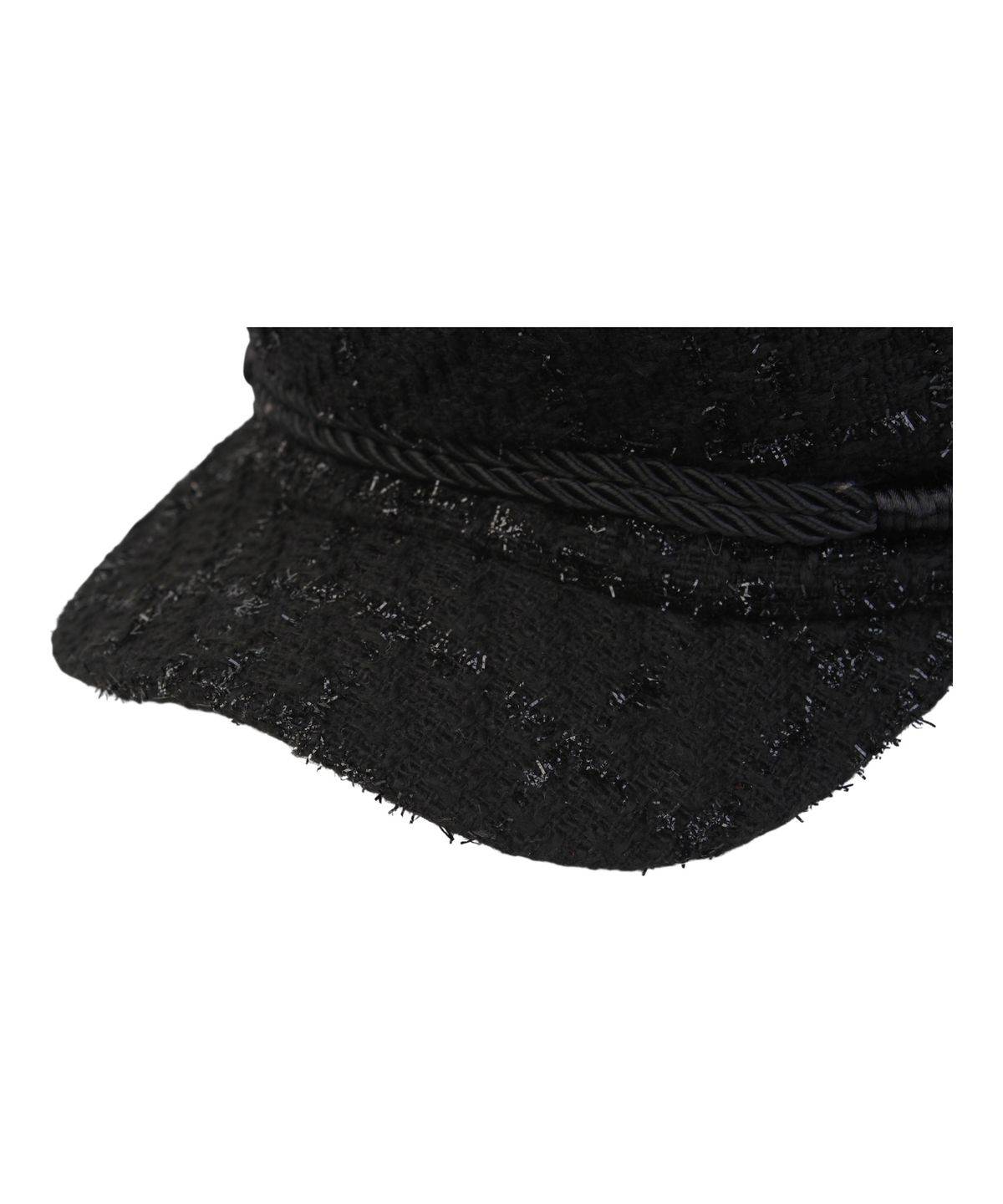 유니버셜 케미스트리(UNIVERSAL CHEMISTRY) Shiny Logo Rope Black Marine Cap 마린캡