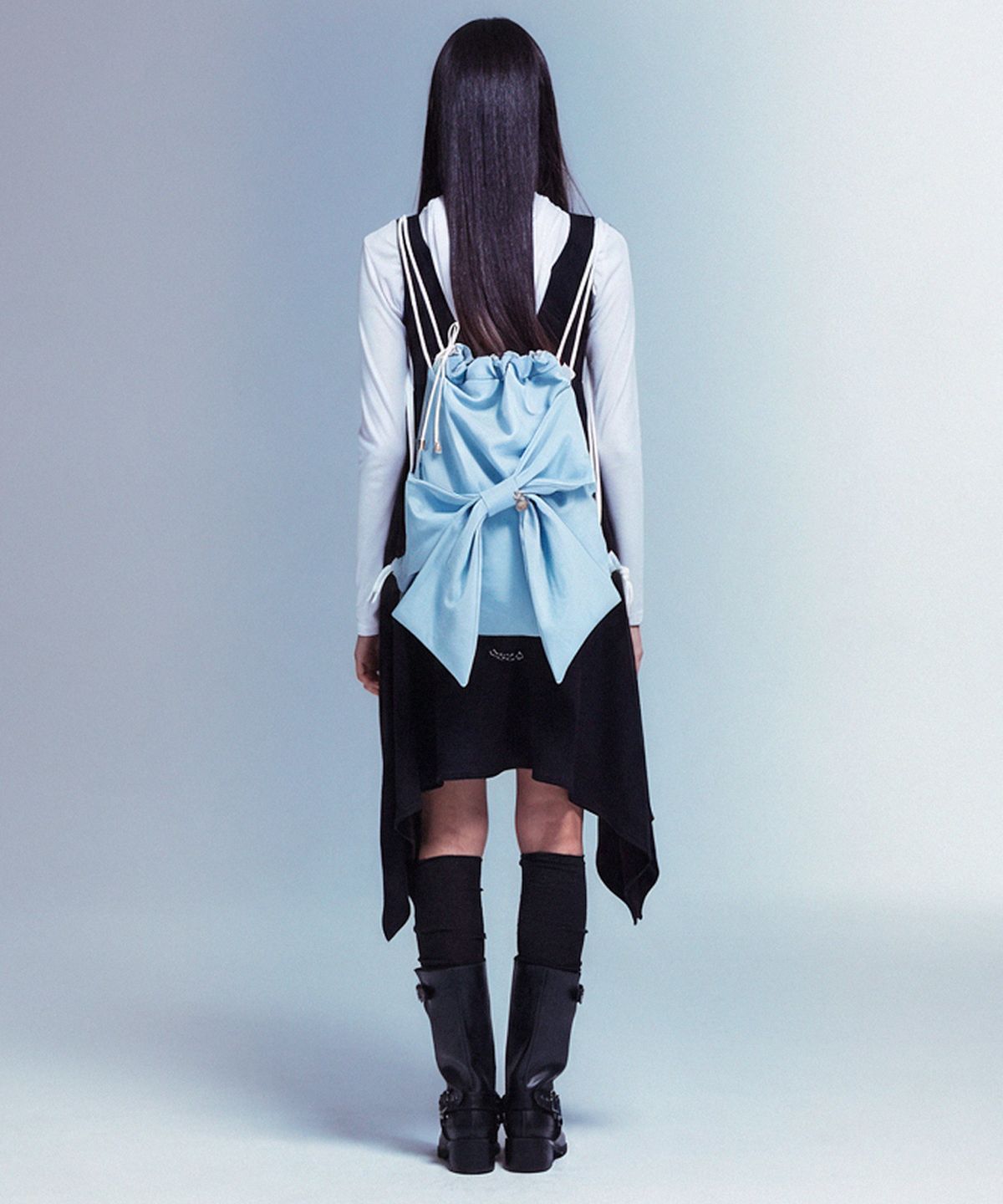어세이(ASSAY) Ribbon 2way bag _ Nylon blue