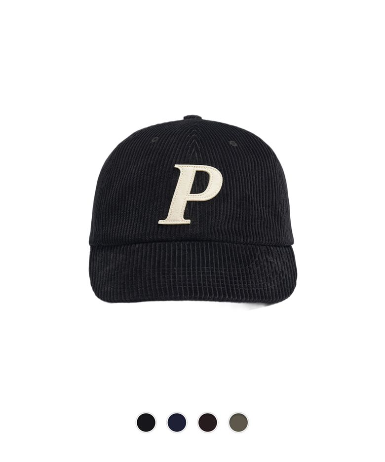 Corduroy Graphic Ball Cap - 4 Color