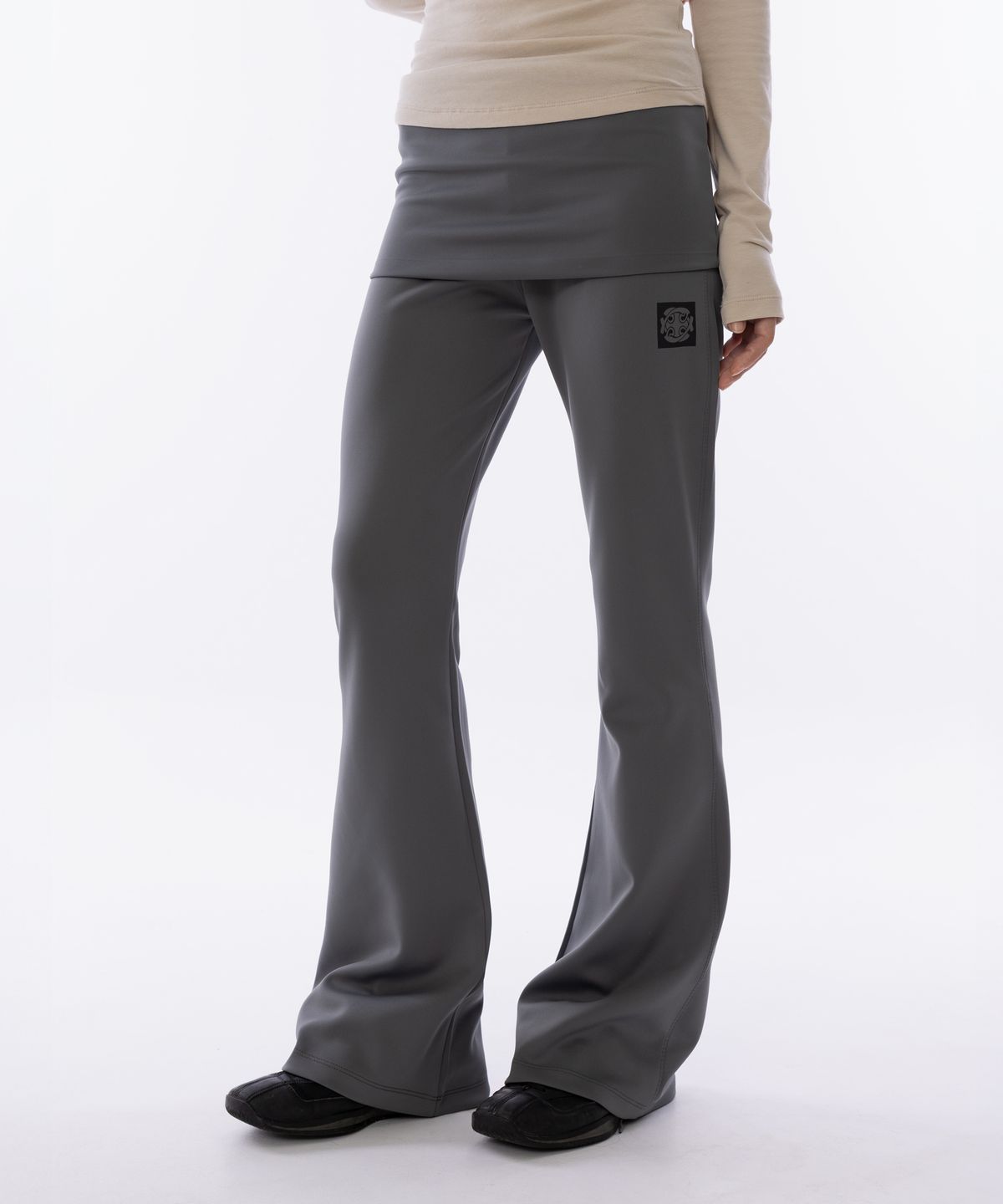 라이라이(LYELYE) Symbol Printing Folding Pants [Khaki]