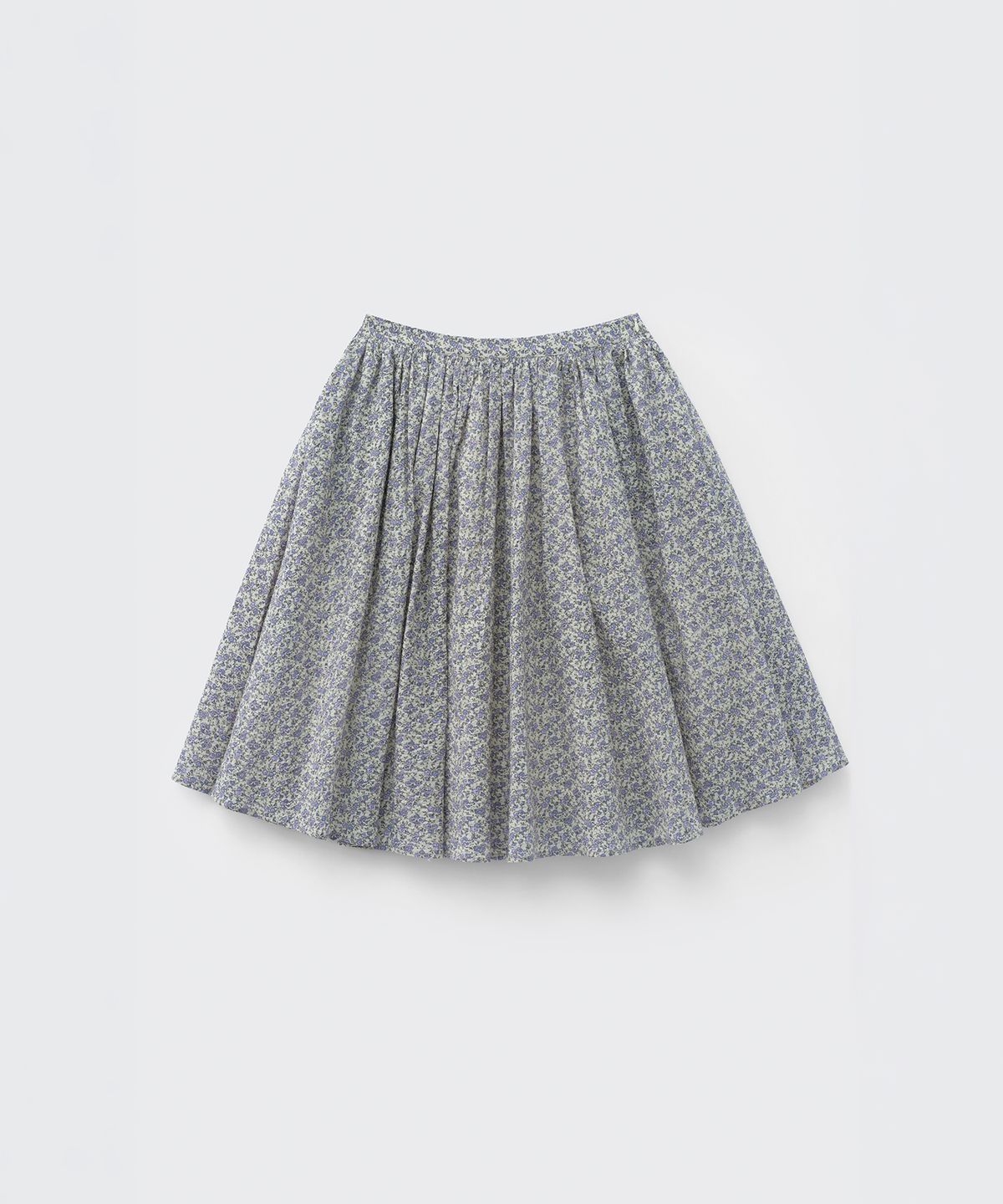 코스모스(COSMOSS) FULL FLARE FLORAL SKIRT (PURPLE)
