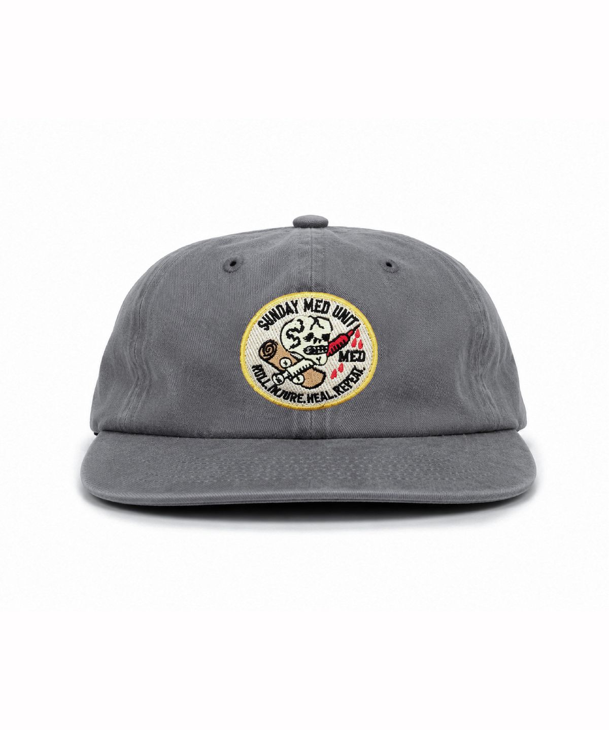 선데이그로서리스토어(SUNDAY GROCERY STORE) 선데이 밀리터리 워싱 캡 [Camo, Gray]