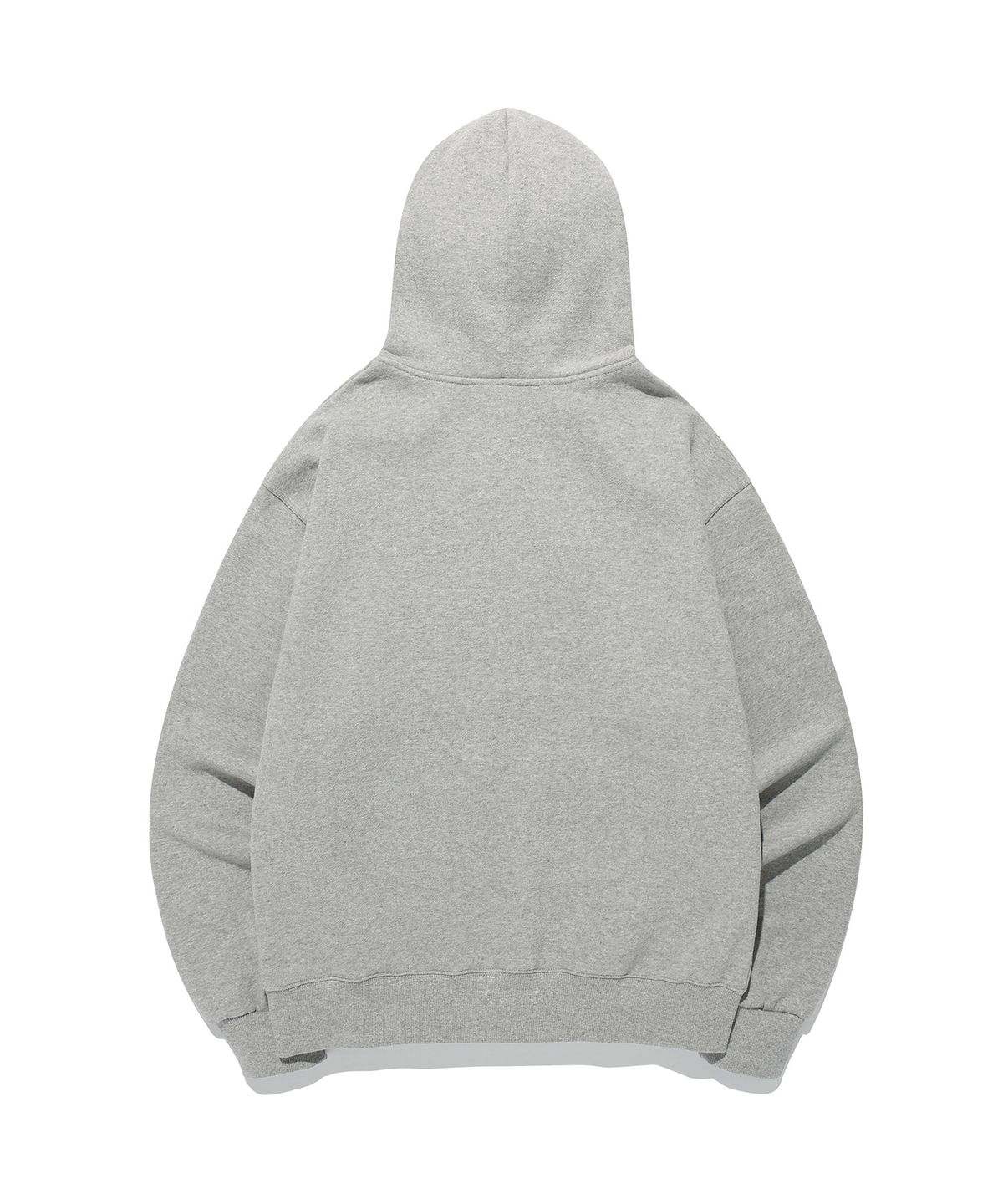 킴스 프레시 코튼 마켓(KIMS FRESH COTTON MARKET) (Unisex) Messy Alpha Logo Zip Hoodie Grey
