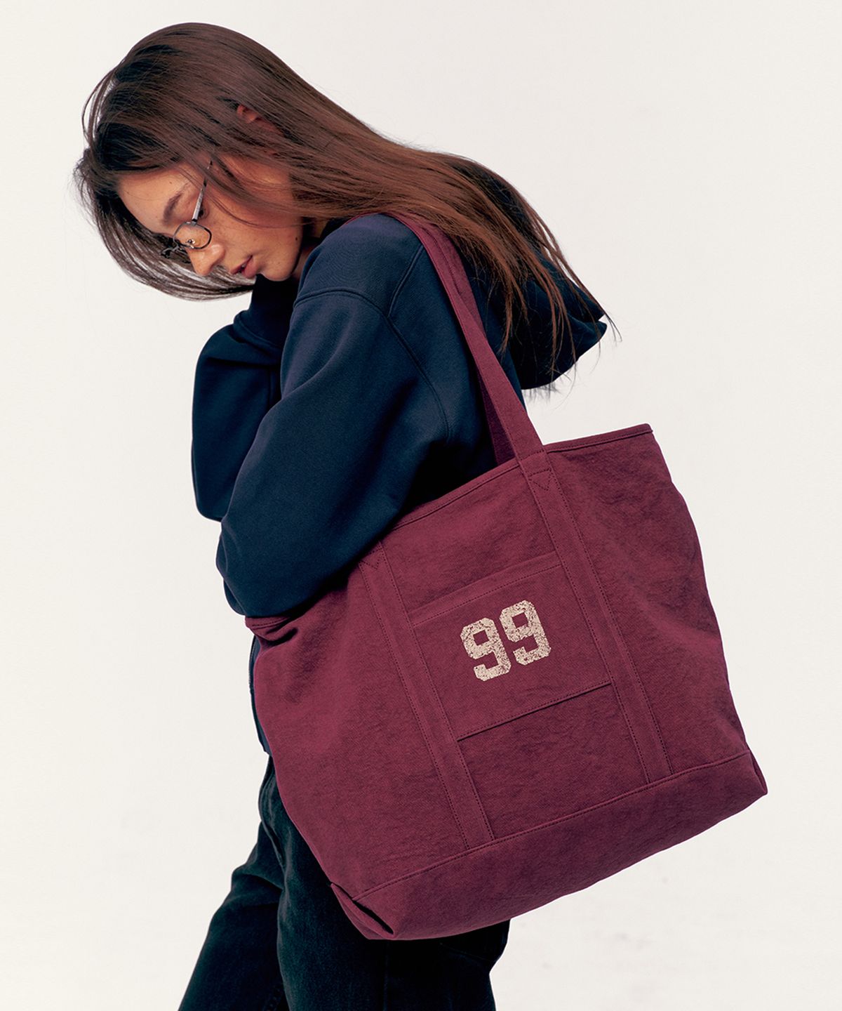 베케이션스팟(VACATIONSPOT) T.I.F Tote Bag Purple