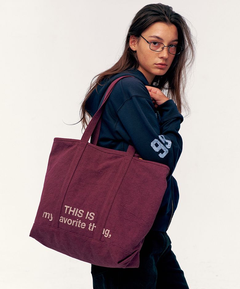 T.I.F Tote Bag Purple