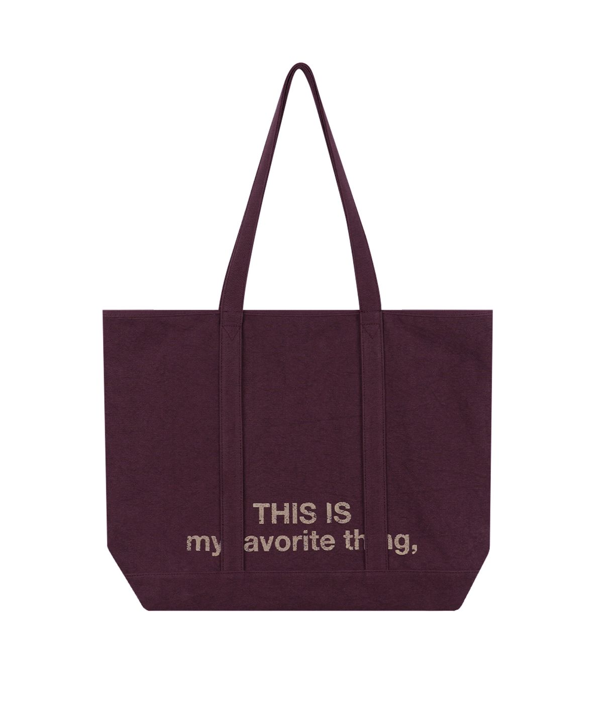 베케이션스팟(VACATIONSPOT) T.I.F Tote Bag Purple
