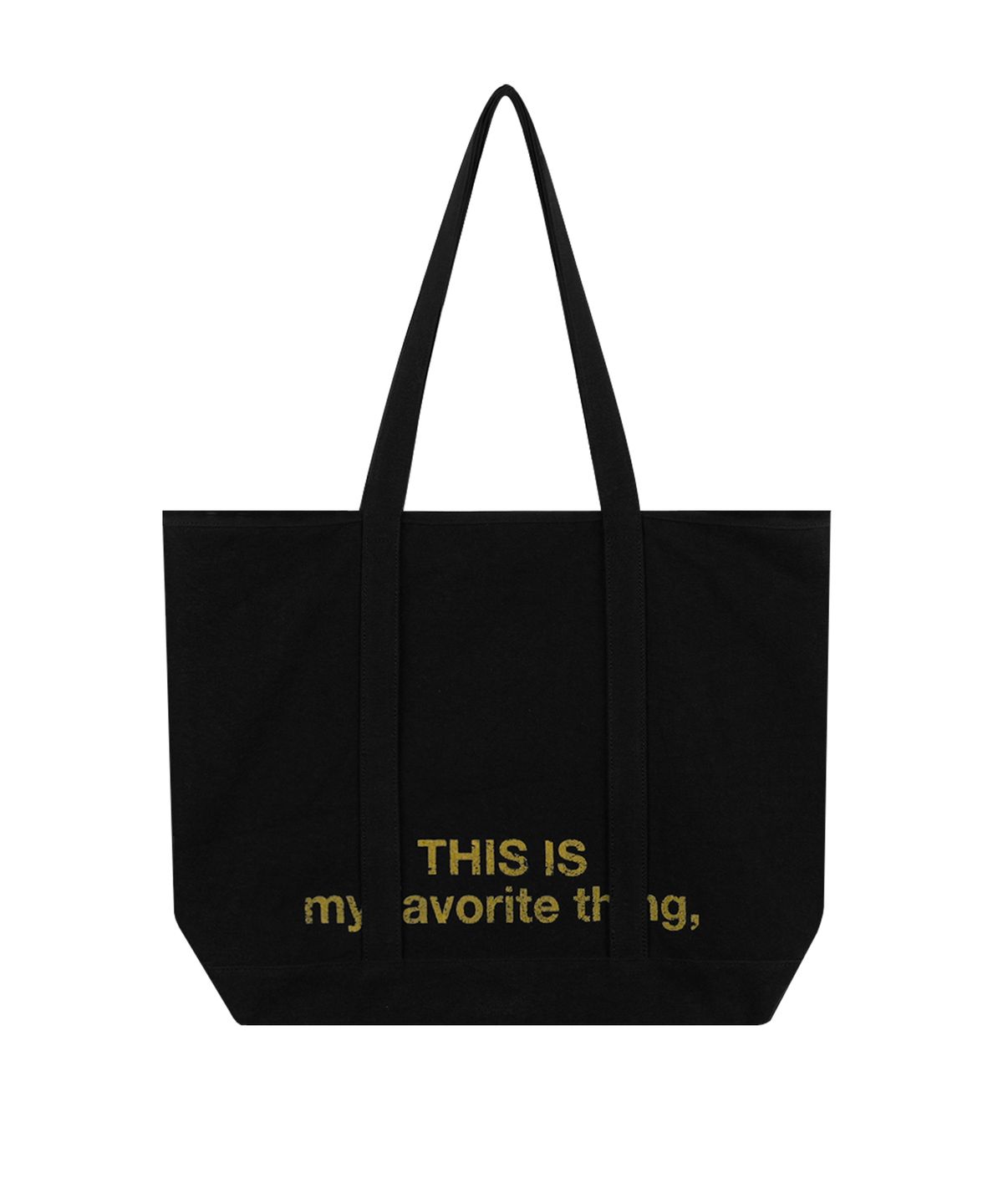 베케이션스팟(VACATIONSPOT) T.I.F Tote Bag Black