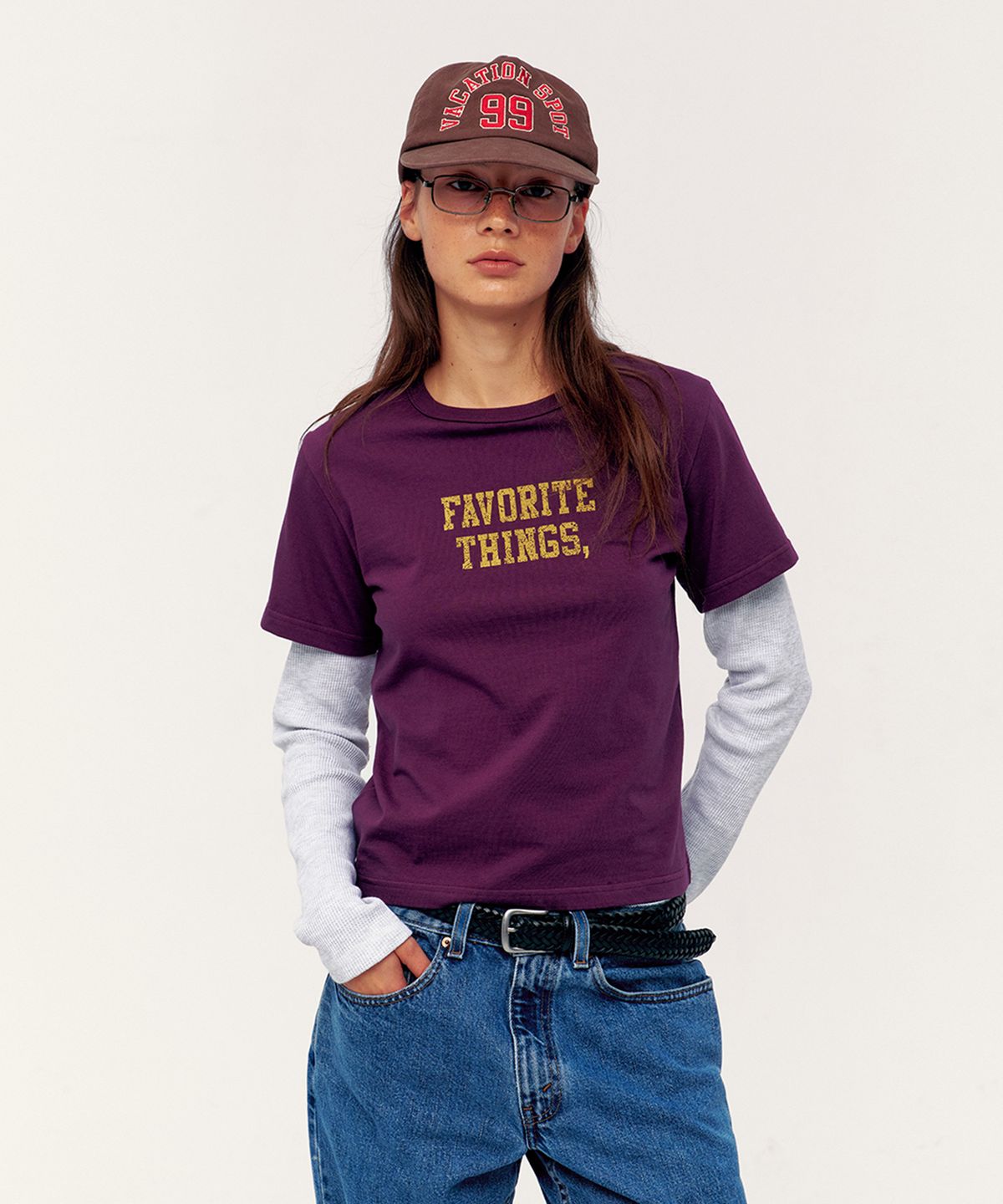 베케이션스팟(VACATIONSPOT) College 99 Cap Brown