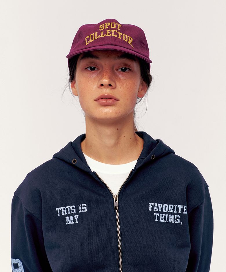 T.I.F Hooded Zip-Up Navy