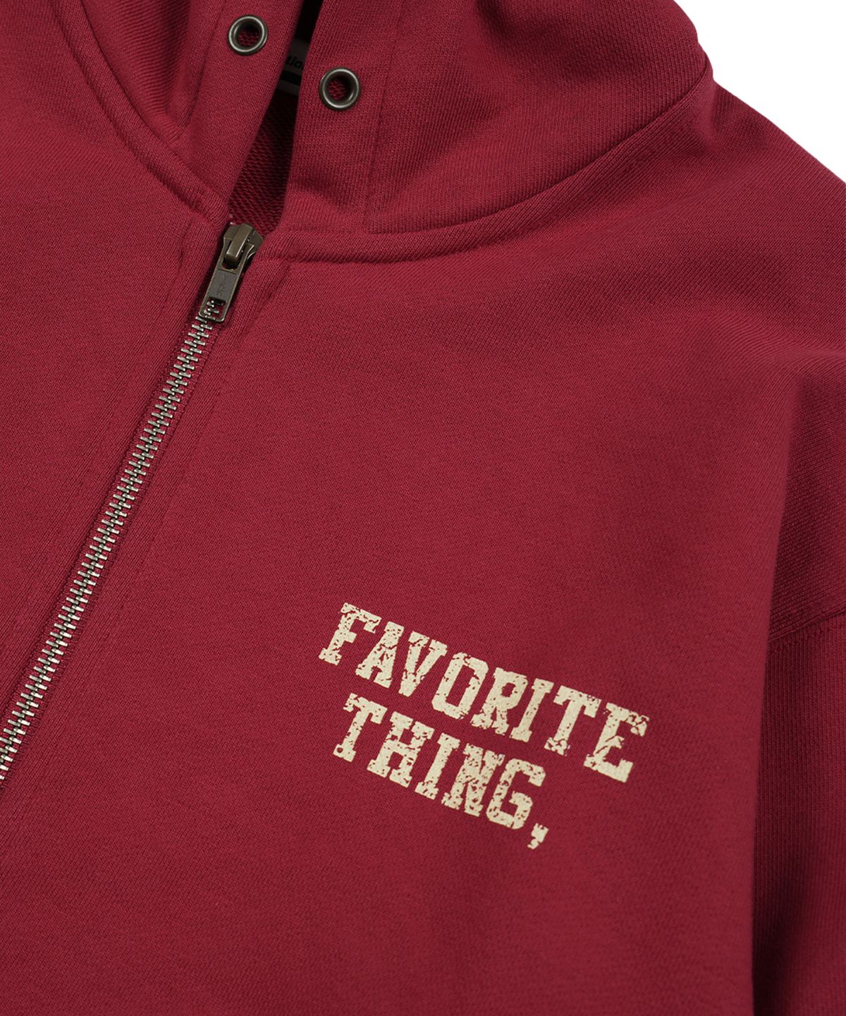 베케이션스팟(VACATIONSPOT) T.I.F Hooded Zip-Up Red