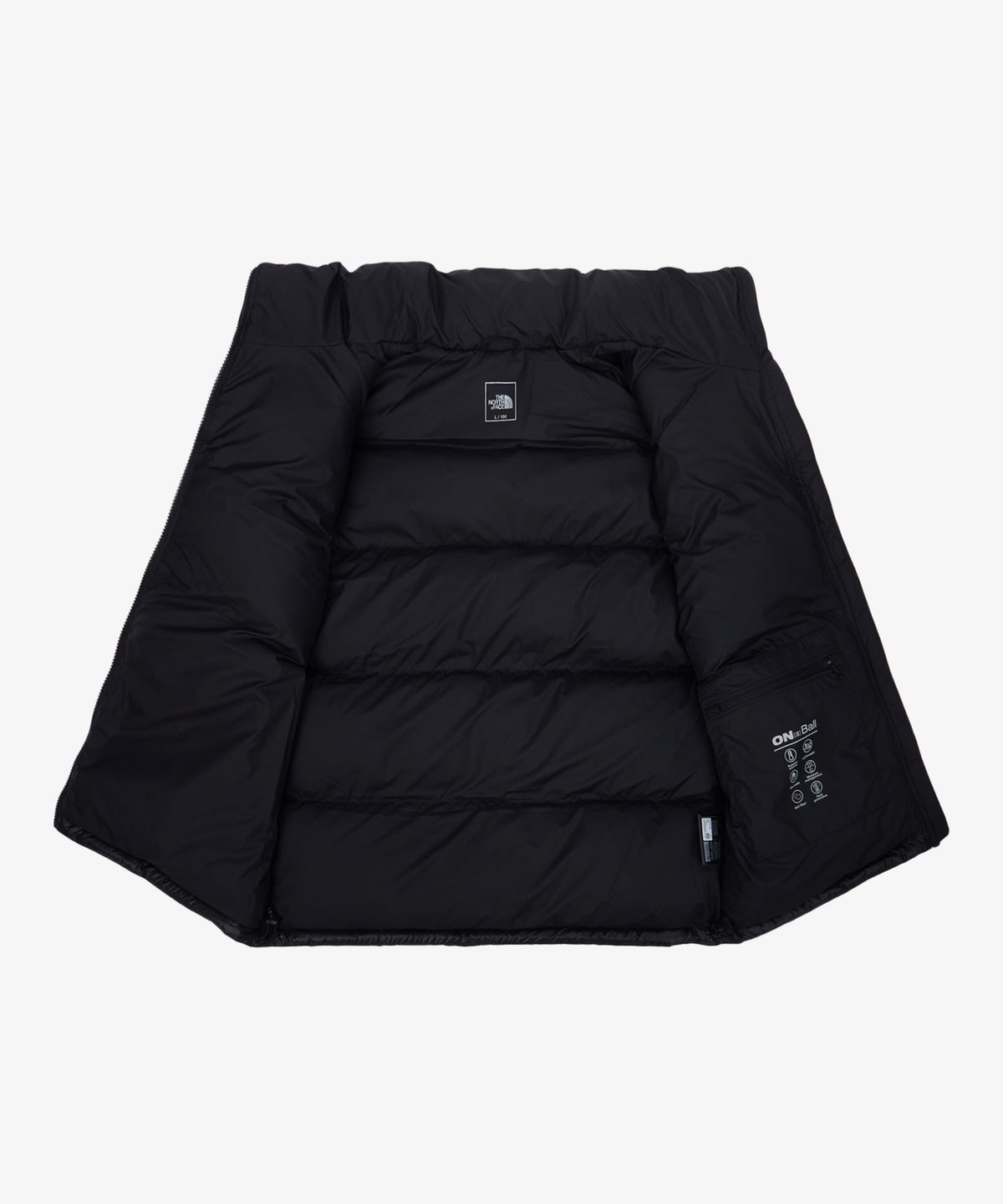 노스페이스(THE NORTH FACE) NV3NS70B 남성 눕시 온볼 패딩 베스트 REAL BLACK