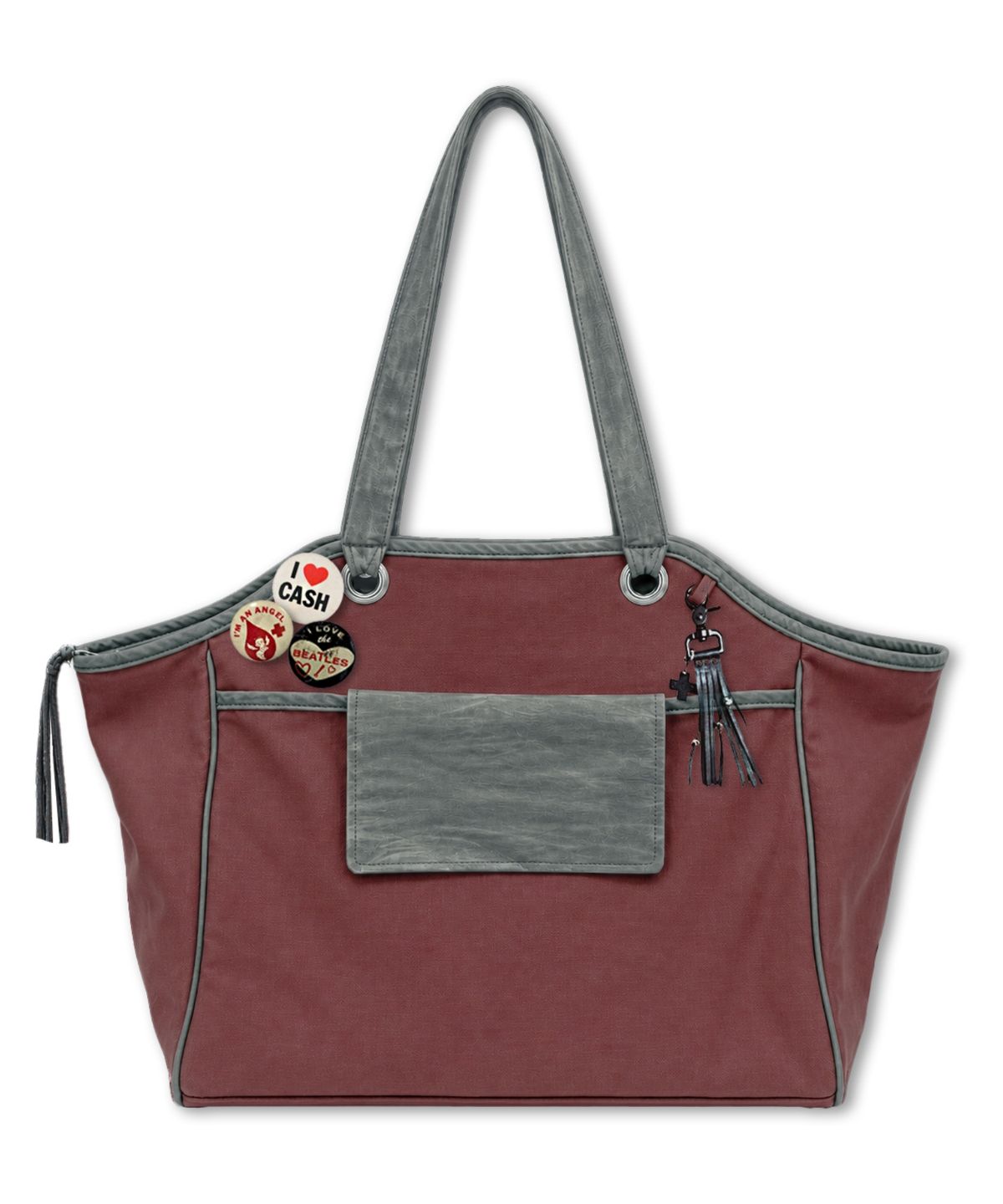 비주얼 컬렉터(VISUAL COLLECTOR) DUSTY EASY BIG BAG [DUSTY RED]