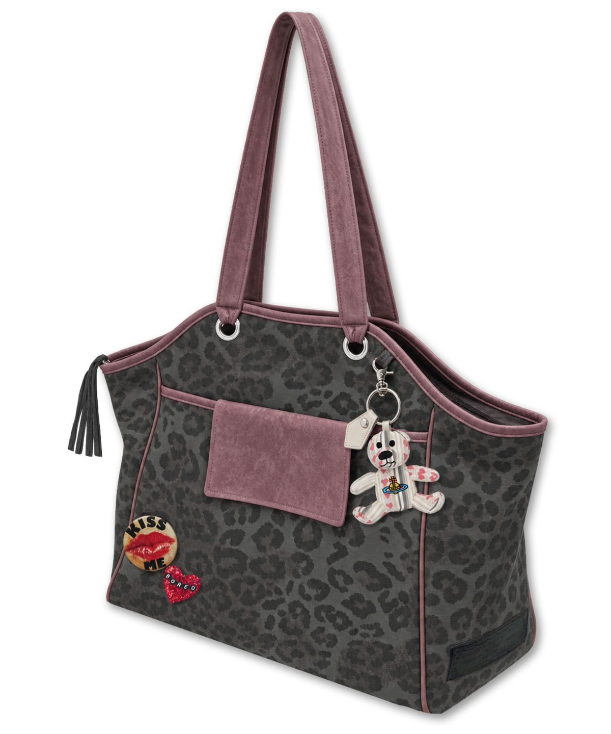 비주얼 컬렉터(VISUAL COLLECTOR) DUSTY EASY BIG BAG [LEOPARD]
