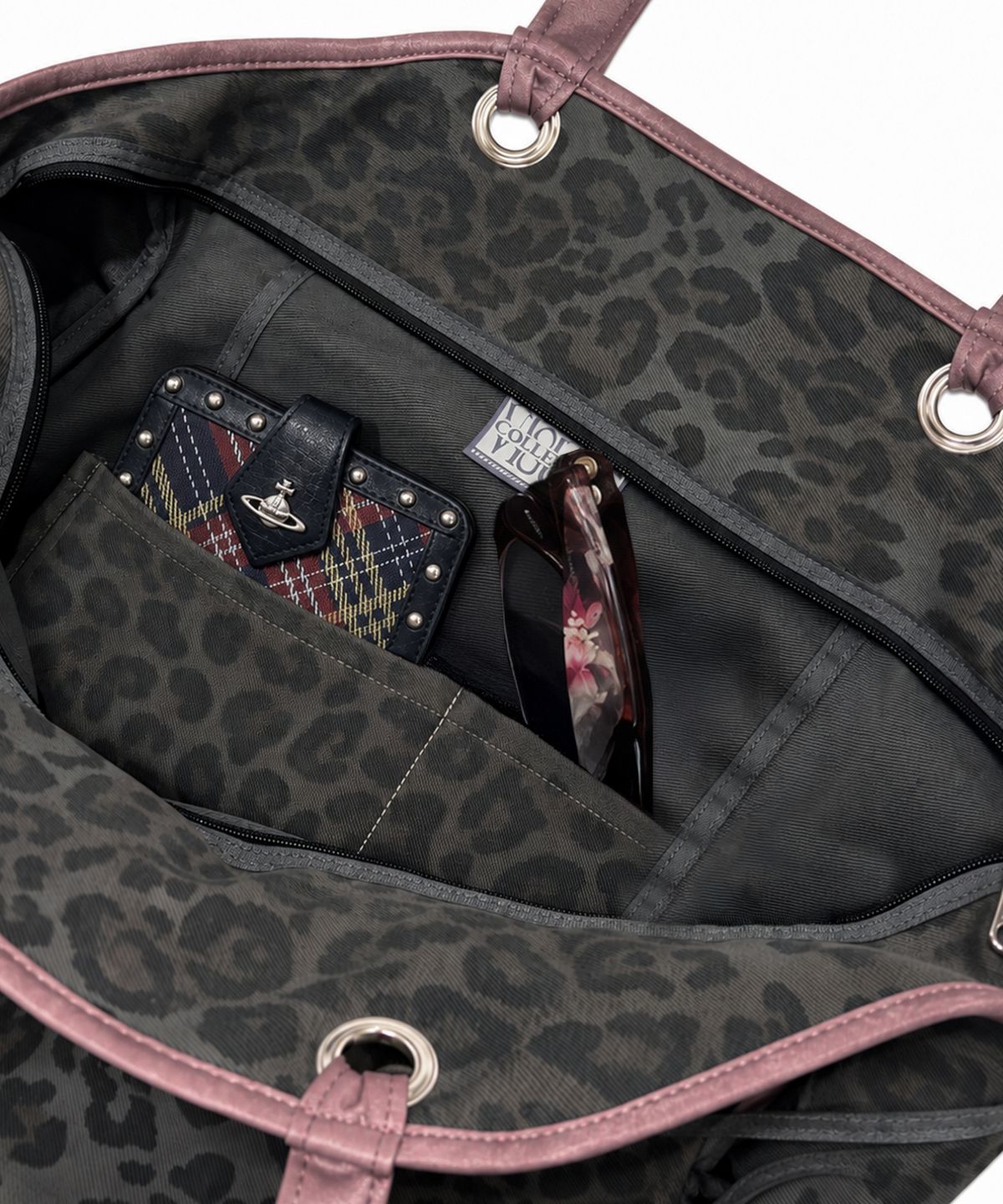 비주얼 컬렉터(VISUAL COLLECTOR) DUSTY EASY BIG BAG [LEOPARD]