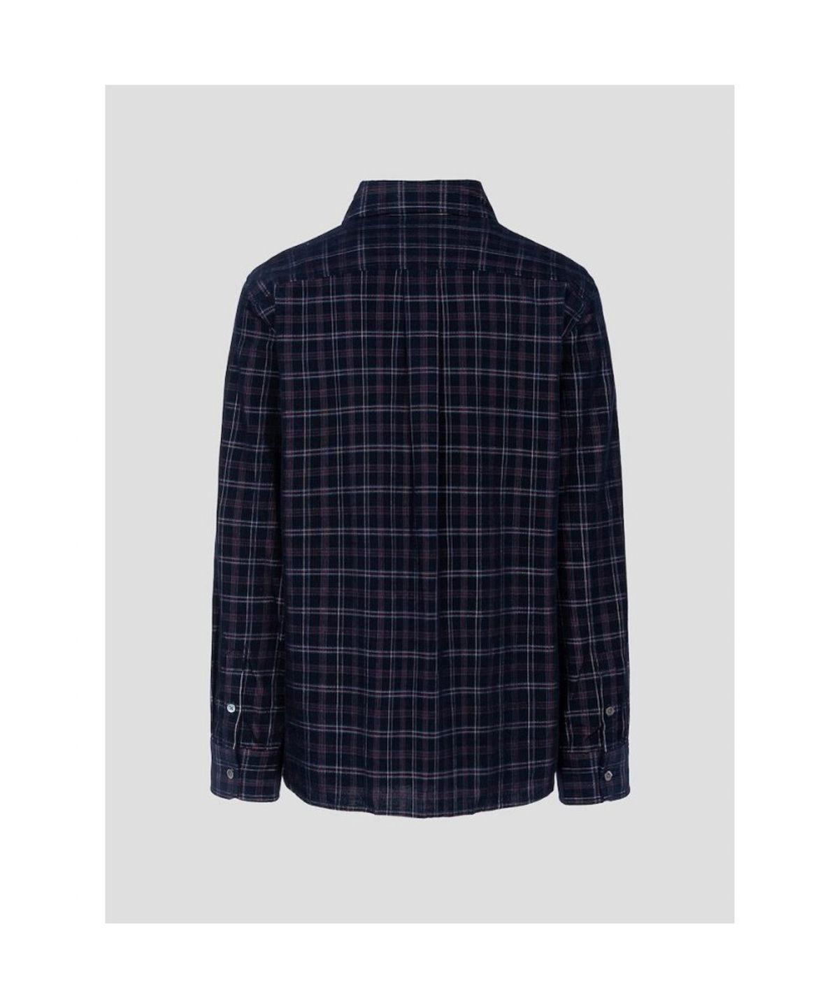 빈폴 레이디스(BEANPOLE LADIES) 코듀로이 체크 레귤러핏 셔츠  네이비 (BF6964C21R)