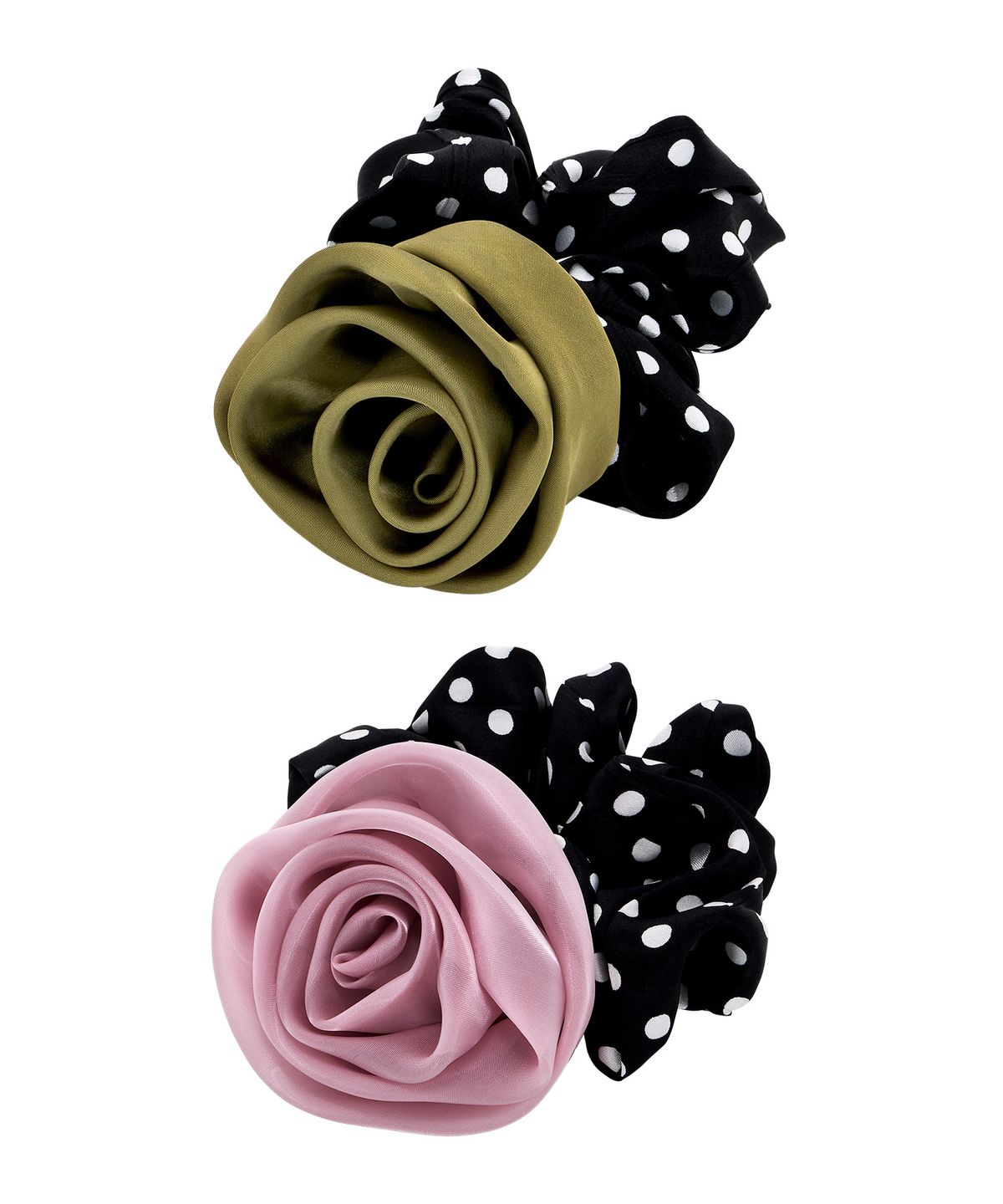 하스(HAS) HPP030 Rose Dot Hair Scrunchie