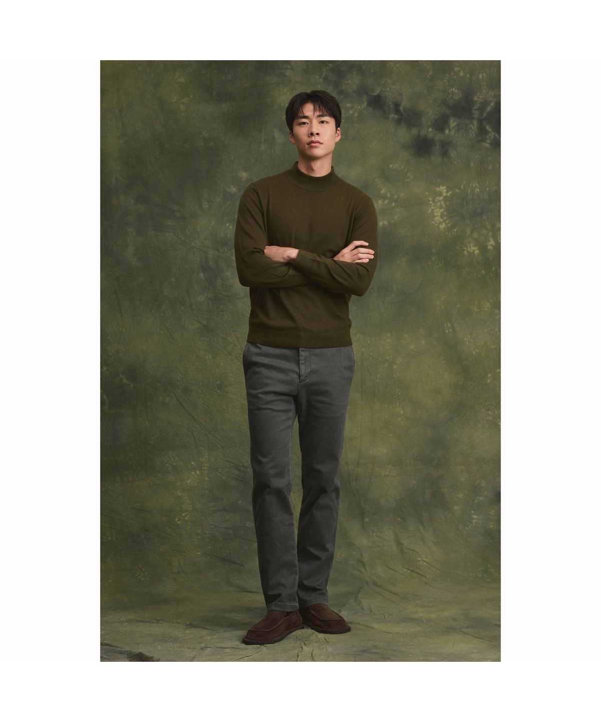브렌우드(BRENTWOOD) B브러쉬 카치온다잉 솔리드 팬츠 BRPAW26582GYX