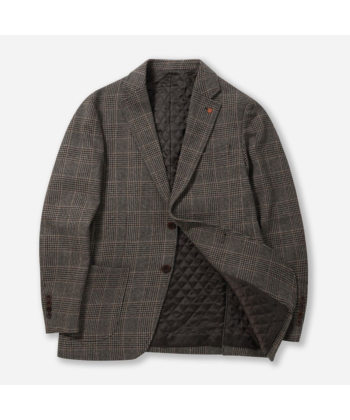 브렌우드(BRENTWOOD) BLAZER CLUB 울블렌디드 체크 퀼팅 자켓 BRJBW26511BRX