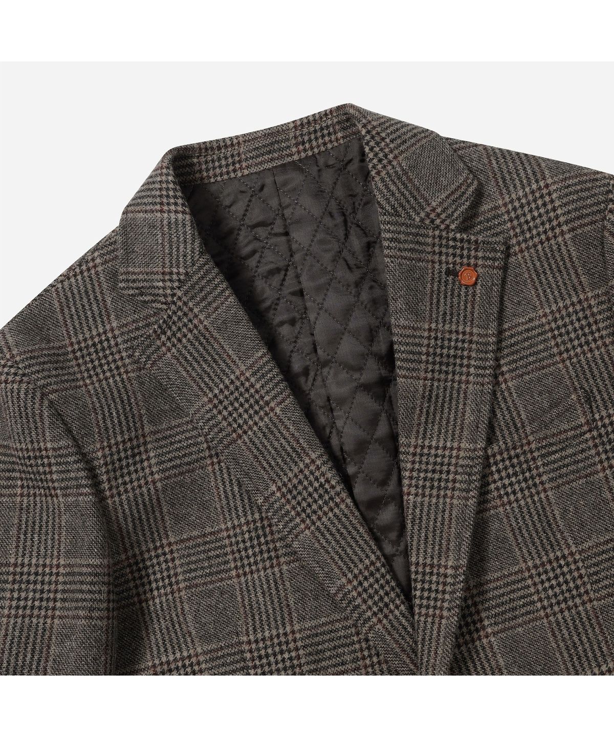 브렌우드(BRENTWOOD) BLAZER CLUB 울블렌디드 체크 퀼팅 자켓 BRJBW26511BRX