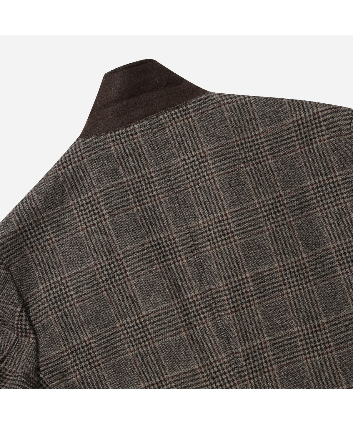 브렌우드(BRENTWOOD) BLAZER CLUB 울블렌디드 체크 퀼팅 자켓 BRJBW26511BRX
