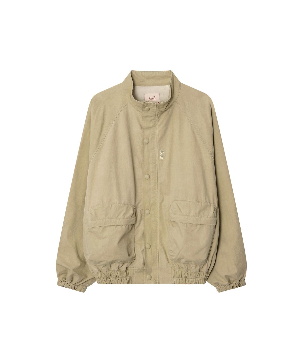 이우트(EEUT) WASHED POCKET BLOUSON JACKET / LIGHT BEIGE