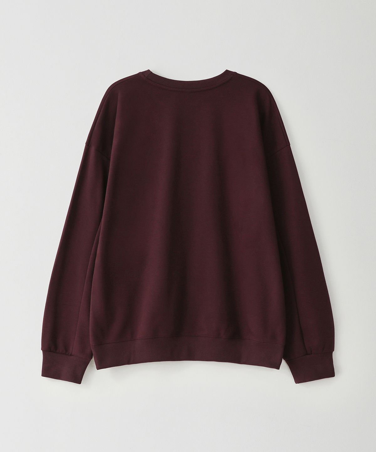 퍼프퍼프뎁트(PUFF PUFF DEPT) HELLASOFT 스웨트셔츠 BURGUNDY