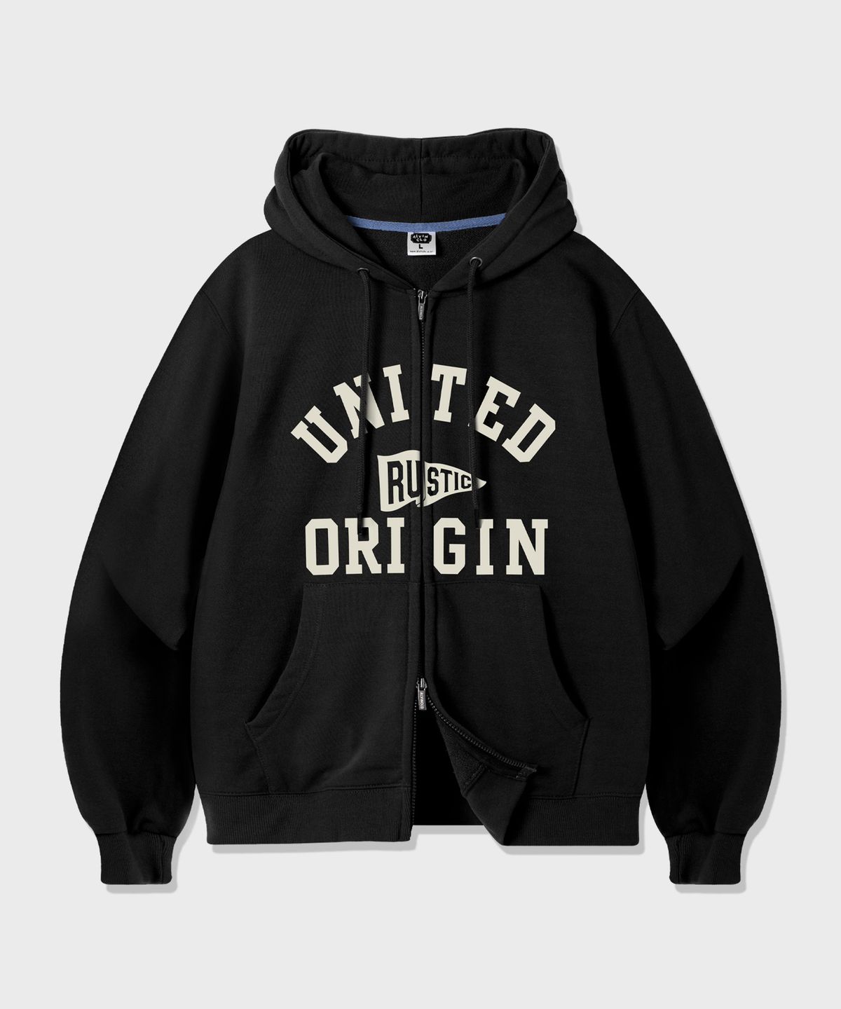 앨빈클로(ALVINCLO) UNITED 후드집업 AZH775 (3COLOR)