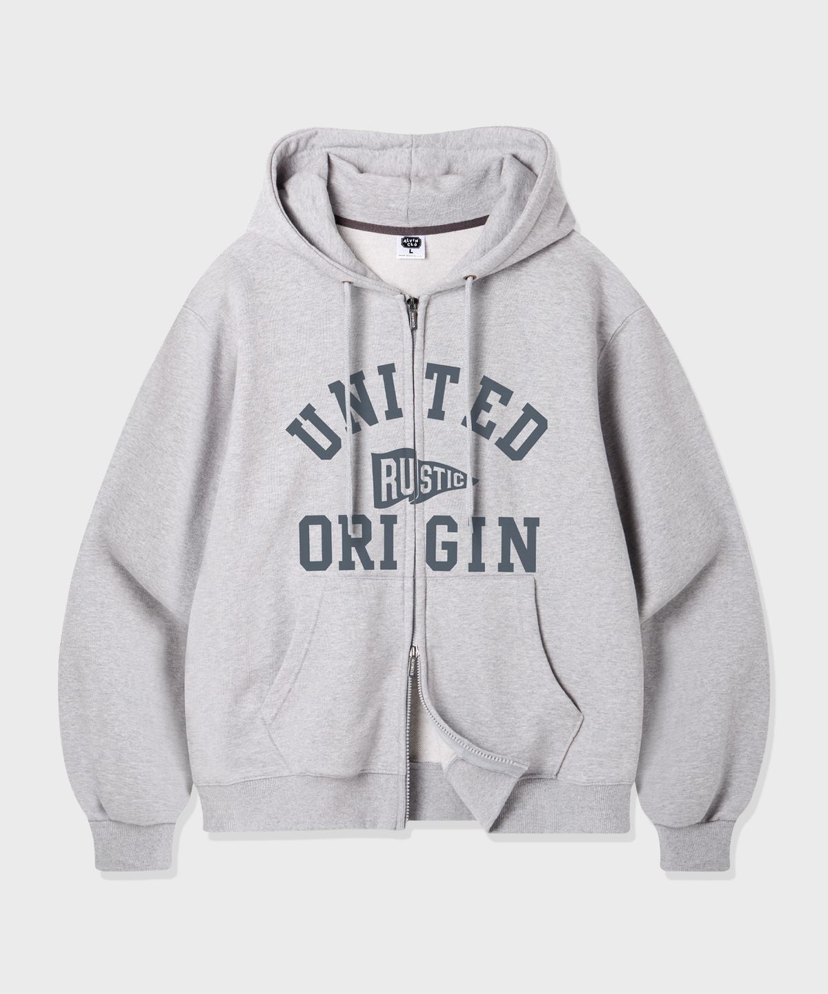 앨빈클로(ALVINCLO) UNITED 후드집업 AZH775 (3COLOR)