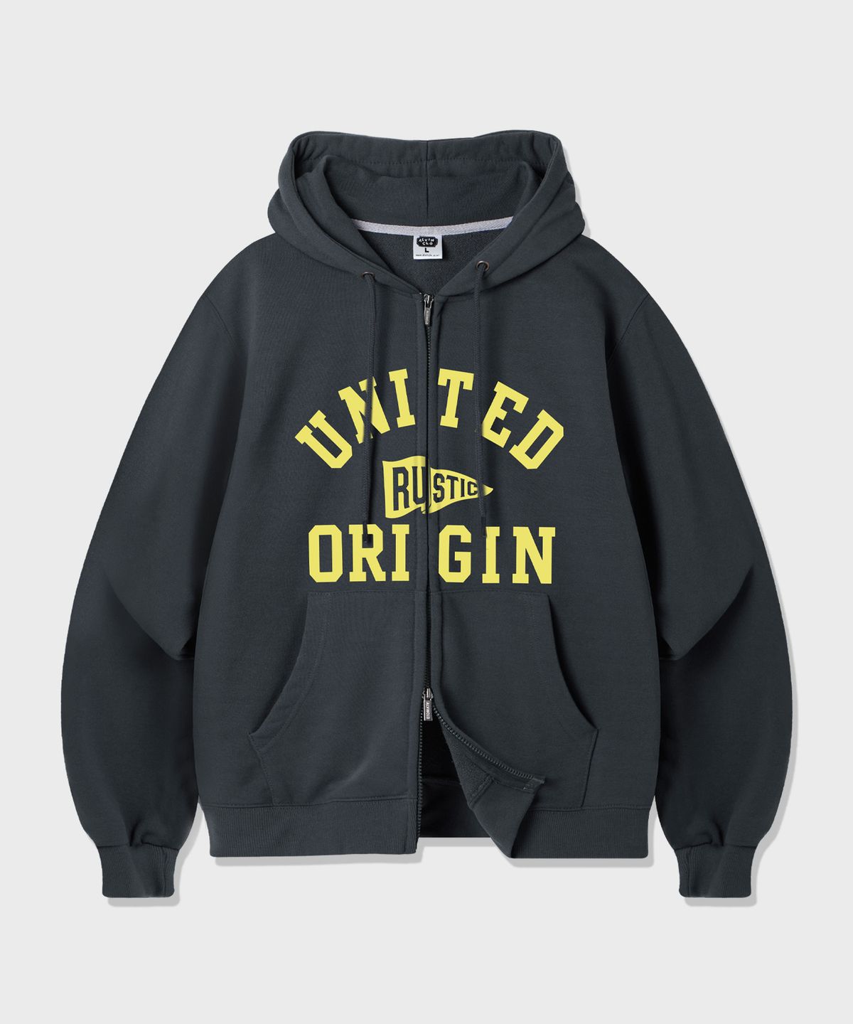 앨빈클로(ALVINCLO) UNITED 후드집업 AZH775 (3COLOR)