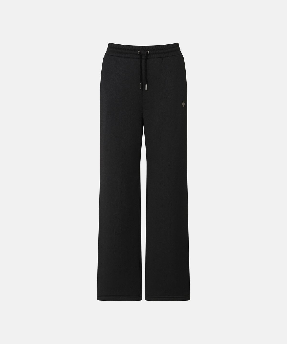 데상트(DESCENTE) 여성 미니 와플 기모 트레이닝 팬츠 블랙 SR322PFP92