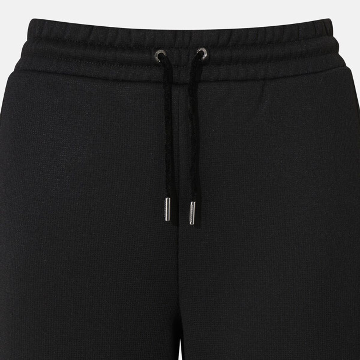 데상트(DESCENTE) 여성 미니 와플 기모 트레이닝 팬츠 블랙 SR322PFP92