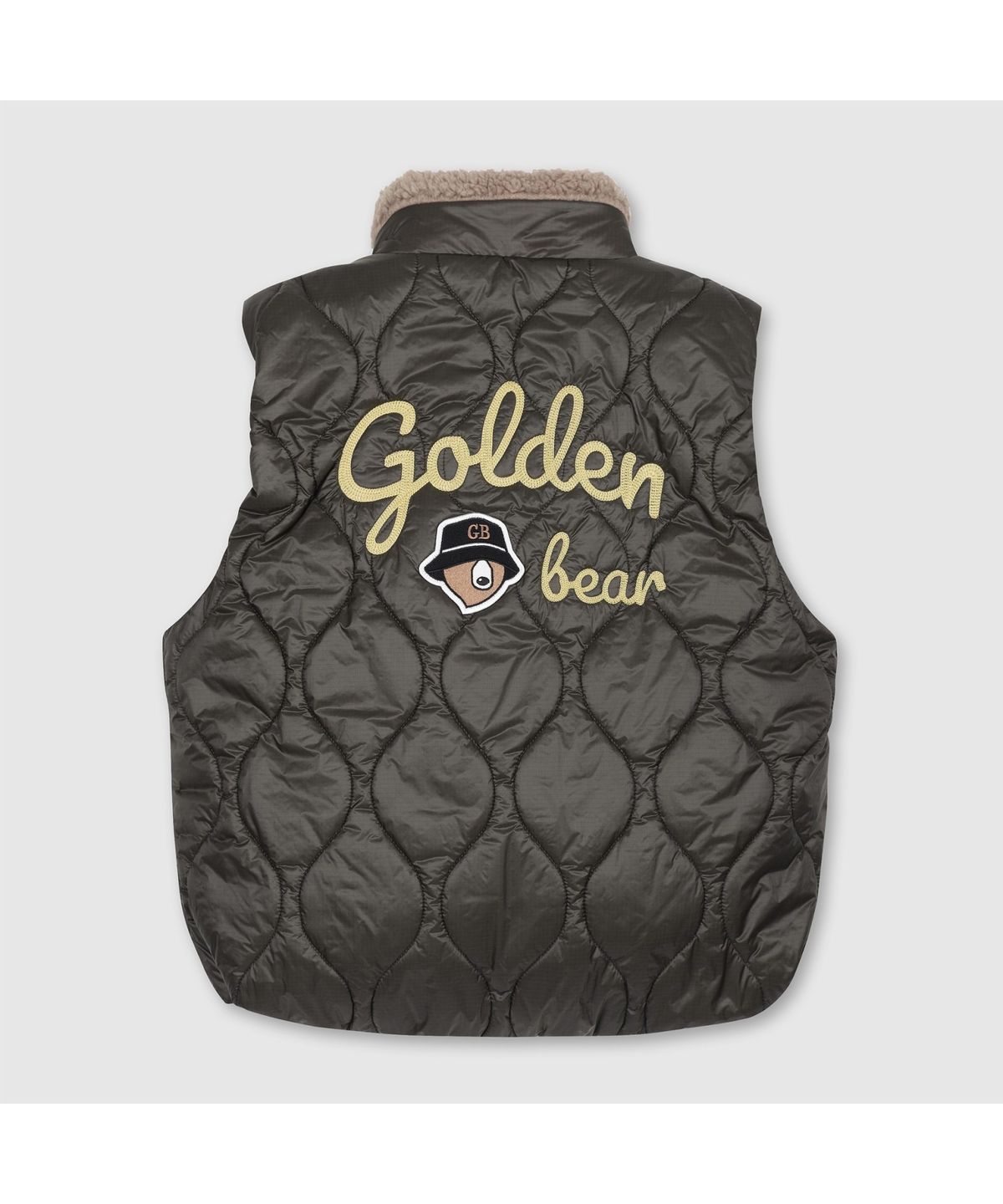 골든베어(GOLDEN BEAR) (여성) Back Graphic Quilted Vest G5VAW26201GRX