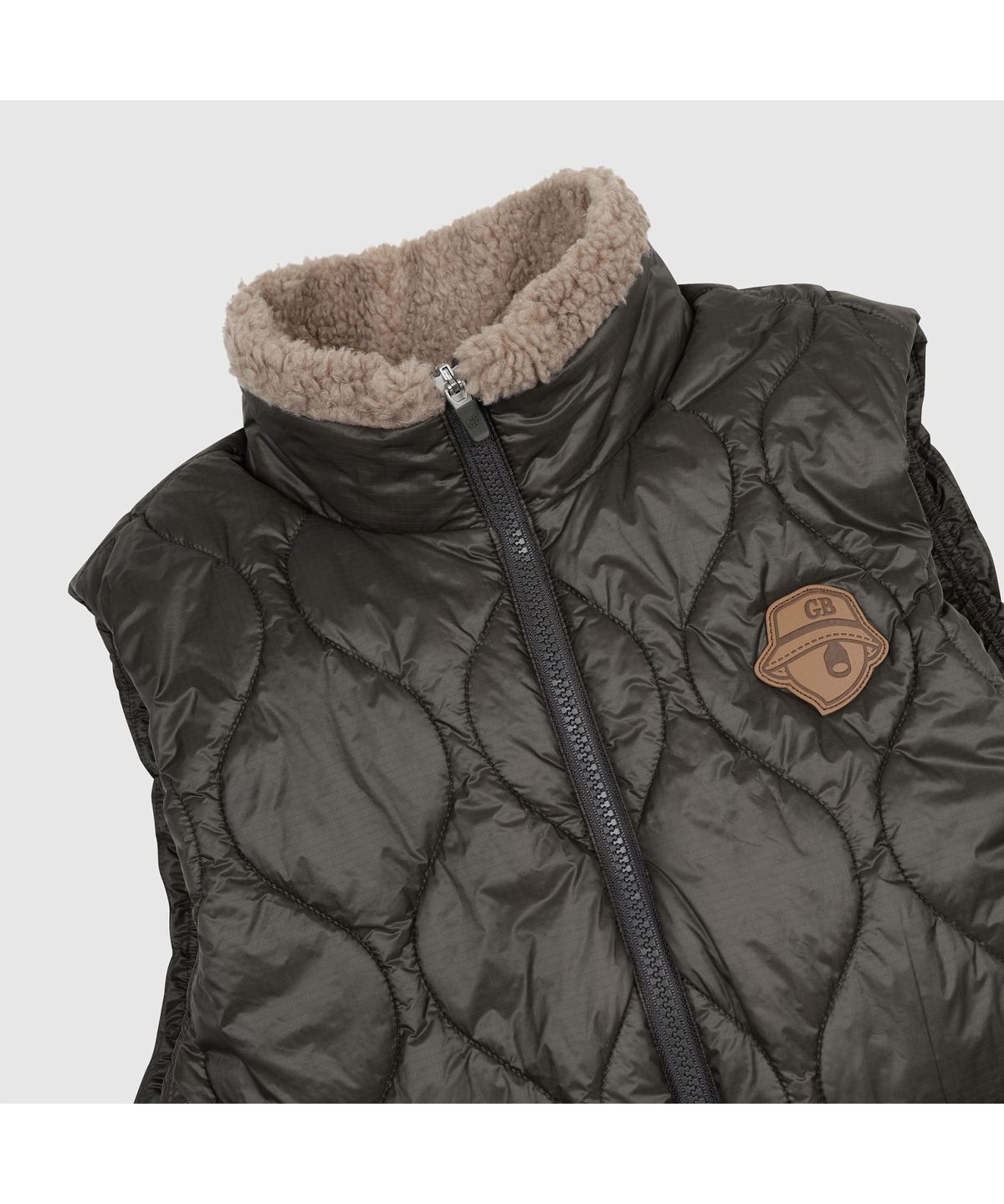 골든베어(GOLDEN BEAR) (여성) Back Graphic Quilted Vest G5VAW26201GRX