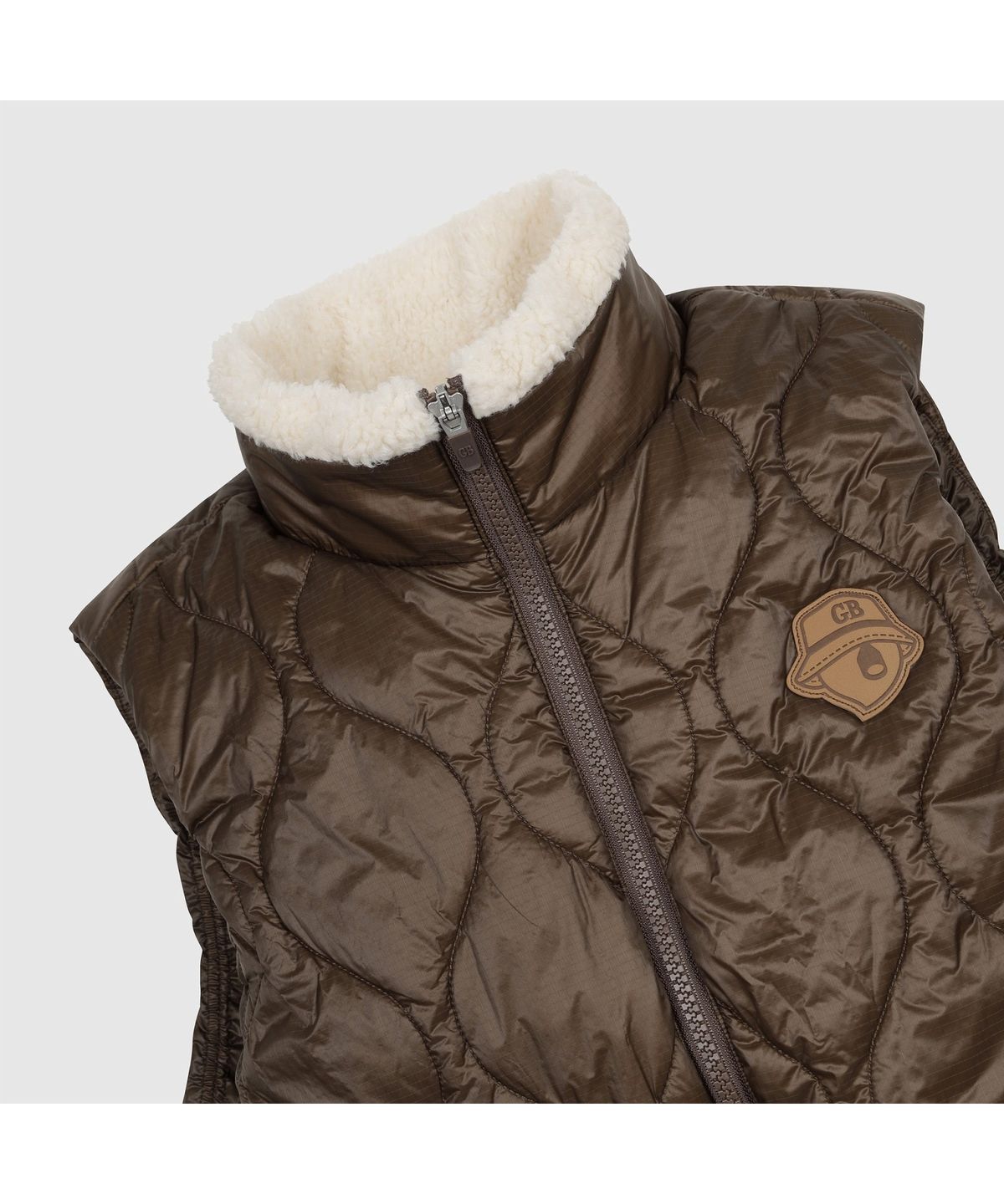 골든베어(GOLDEN BEAR) (여성) Back Graphic Quilted Vest G5VAW26201BRX