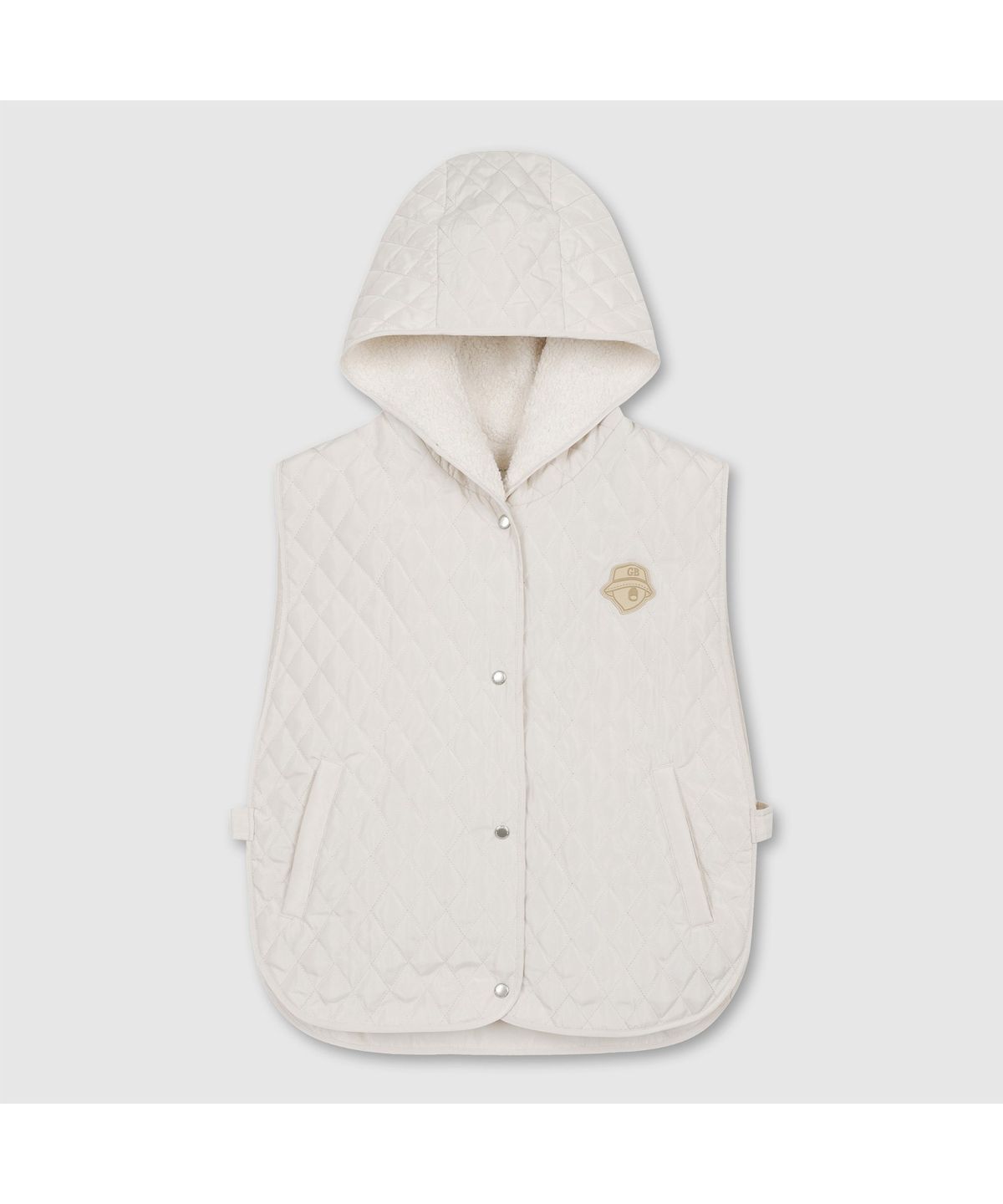 골든베어(GOLDEN BEAR) (여성) Quilted Hood Bib G5VAW26202IVX