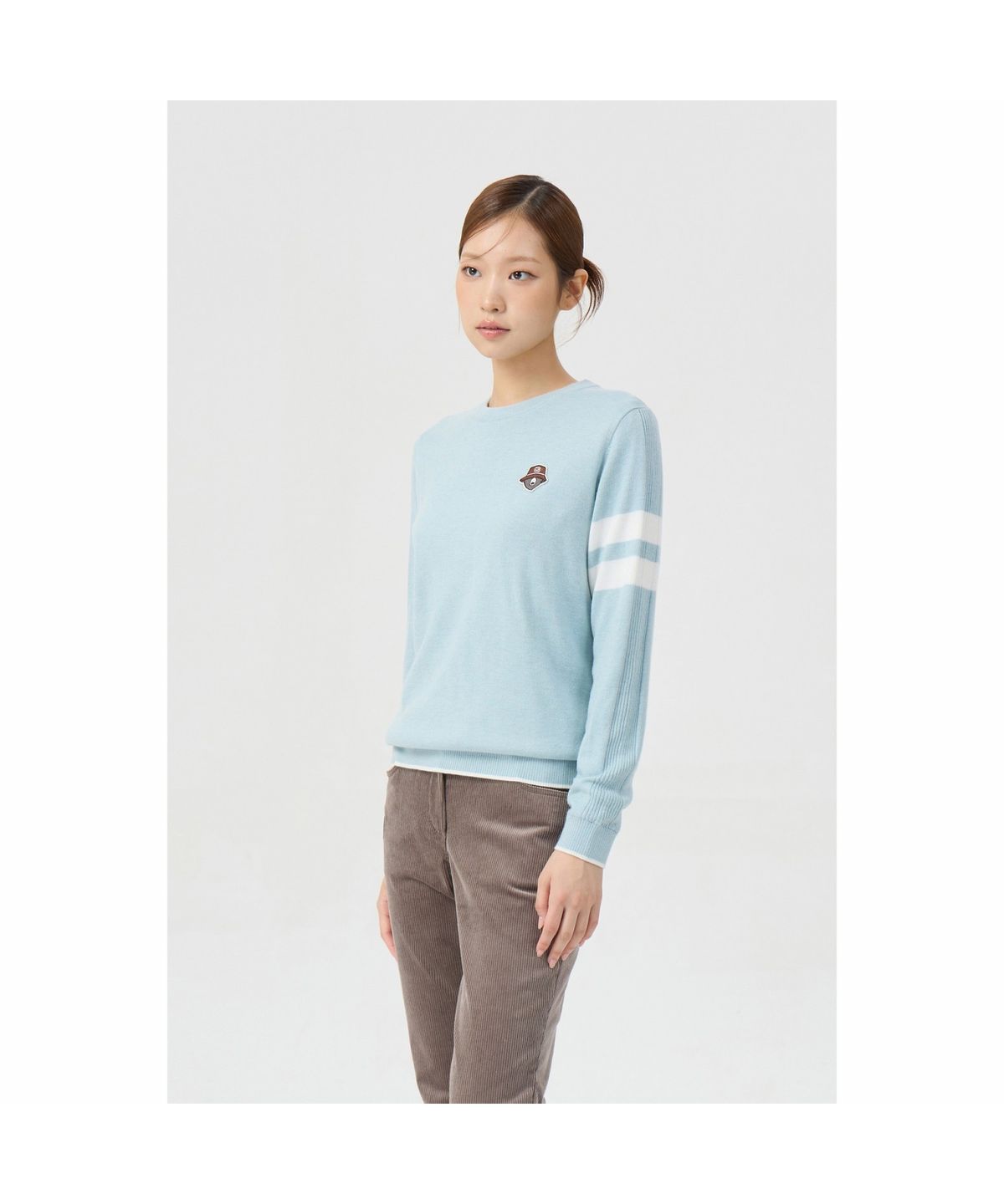 골든베어(GOLDEN BEAR) (여성) Back Graphic Crewneck Sweater G5WAW26001MIX