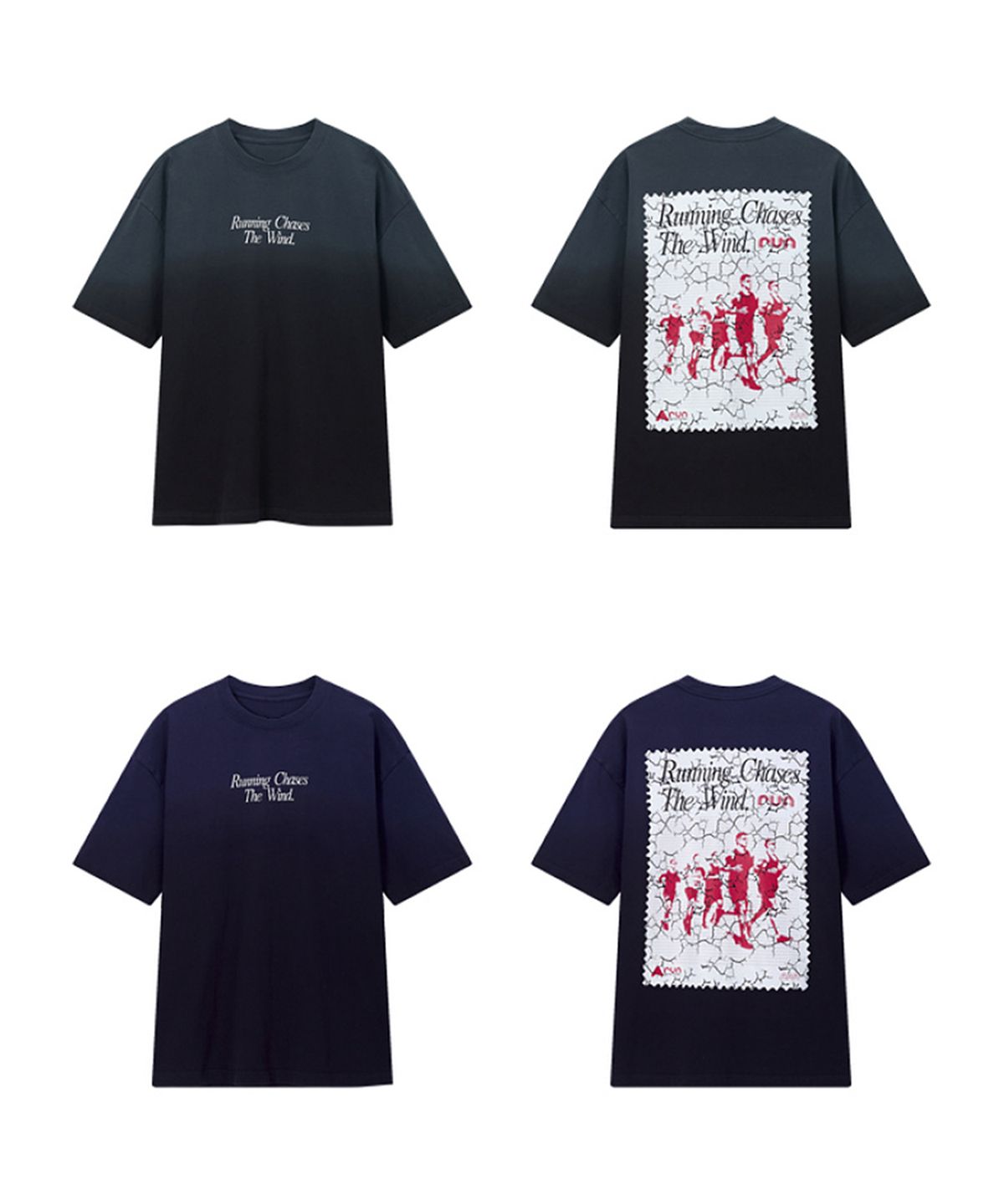 버튼서울(BUTTON SEOUL) 체이싱 더 윈드 그래픽 티셔츠 (2 COLOR)