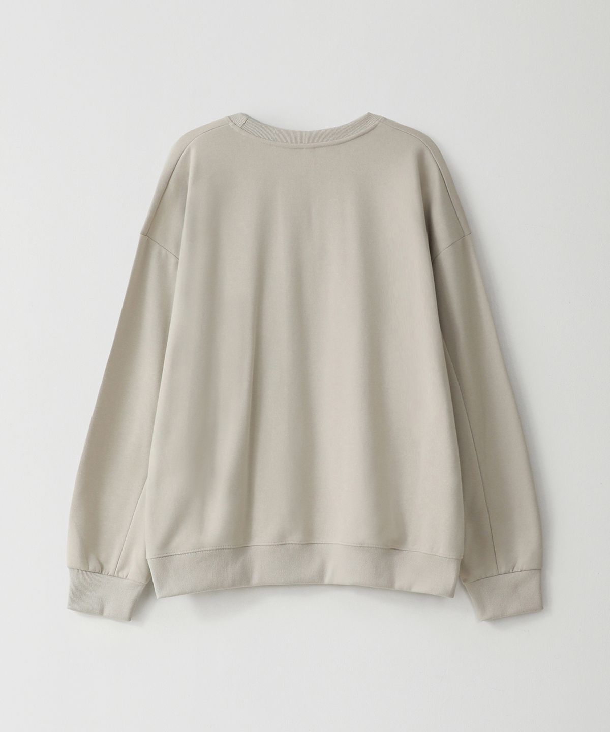 퍼프퍼프뎁트(PUFF PUFF DEPT) BASEBALL 스웨트셔츠 GREYISH BEIGE