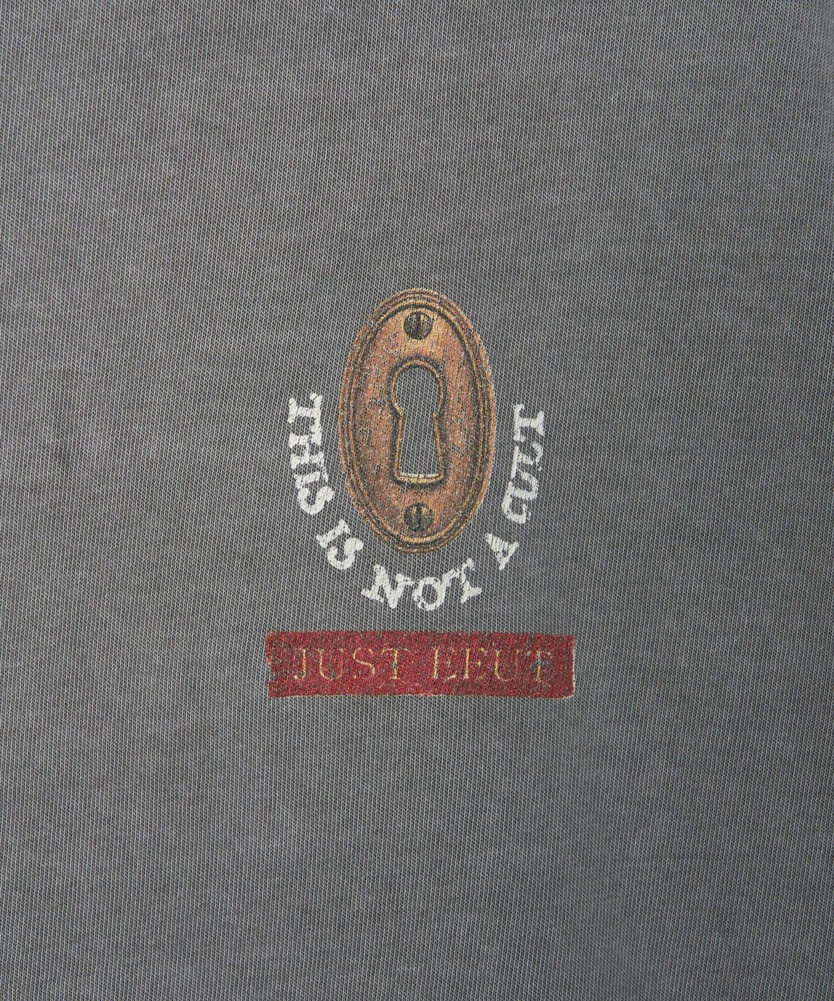 이우트(EEUT) JUST EEUT WASHED LONG SLEEVE / CHARCOAL