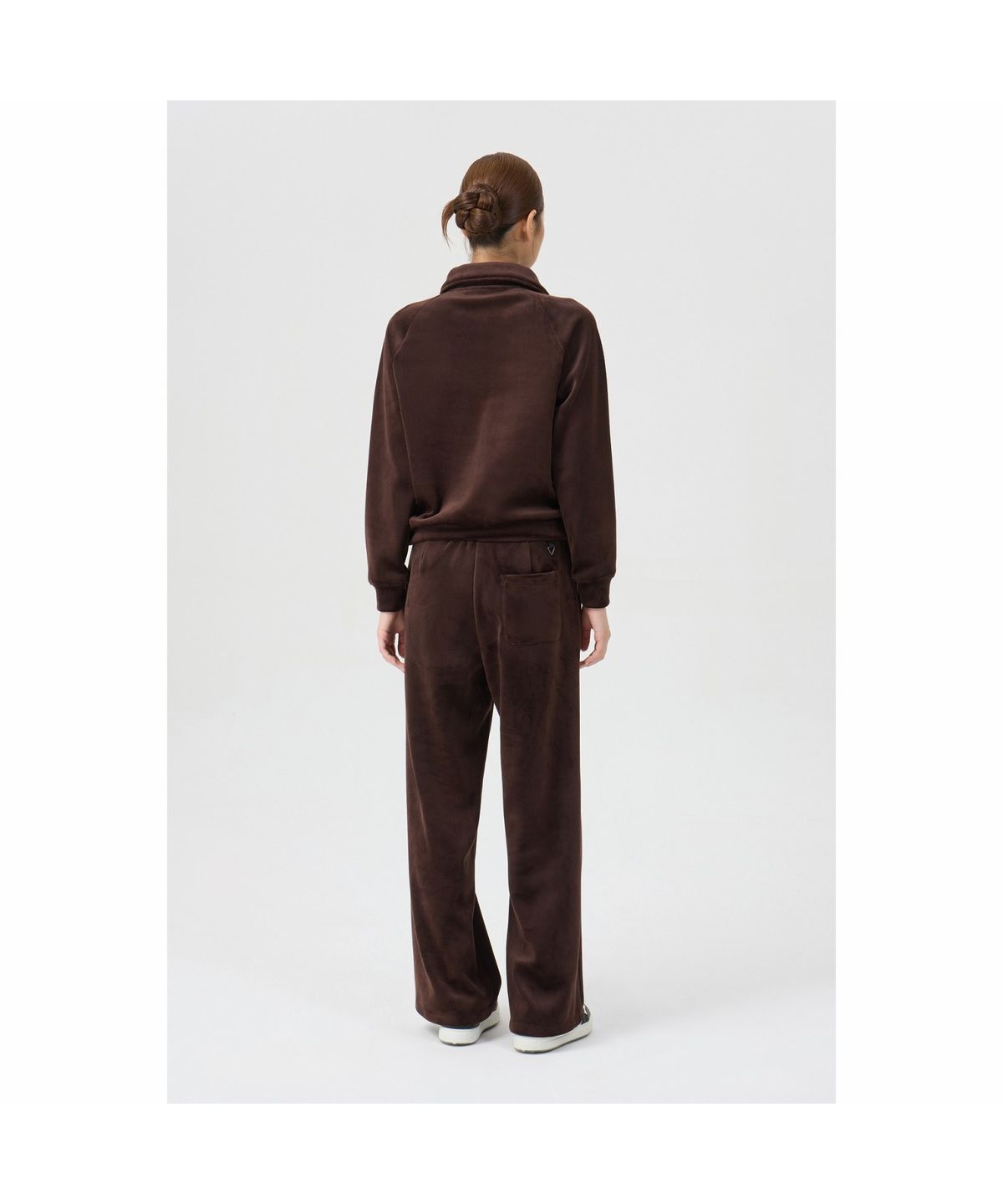 골든베어(GOLDEN BEAR) (여성) Velour Semi Wide Pants (SET UP) G5PAW26203BRX
