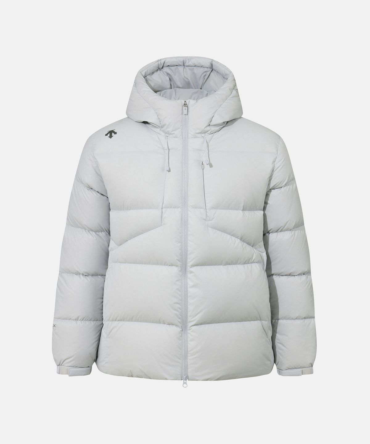 데상트(DESCENTE) 캐논 중경량 퍼텍스 다운 자켓 그레이 SR323SDJ94