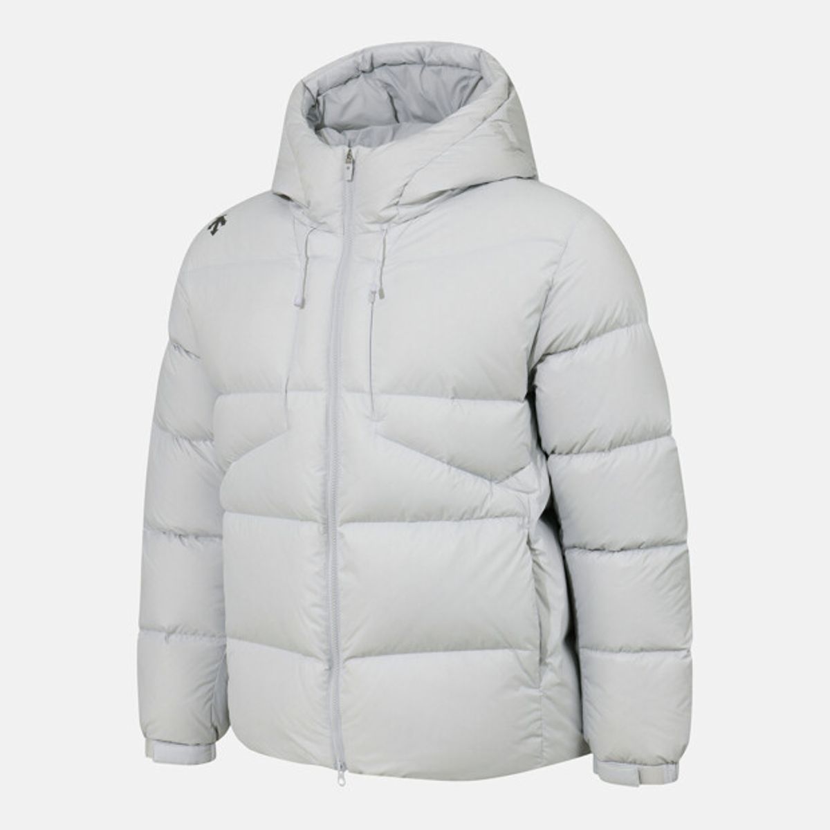 데상트(DESCENTE) 캐논 중경량 퍼텍스 다운 자켓 그레이 SR323SDJ94